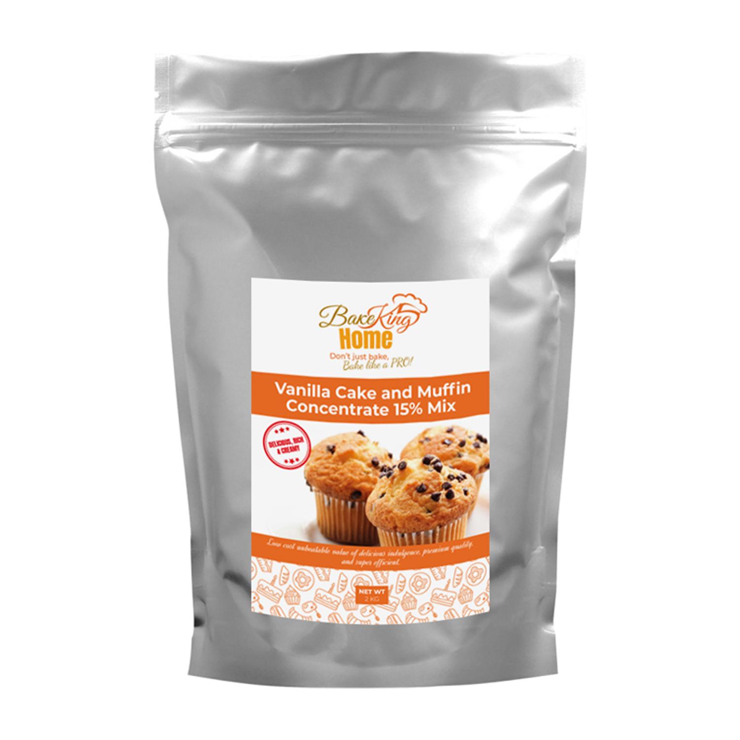 BAKEKING VANILLA CAKE AND MUFFIN CONCENTRATE 2KG