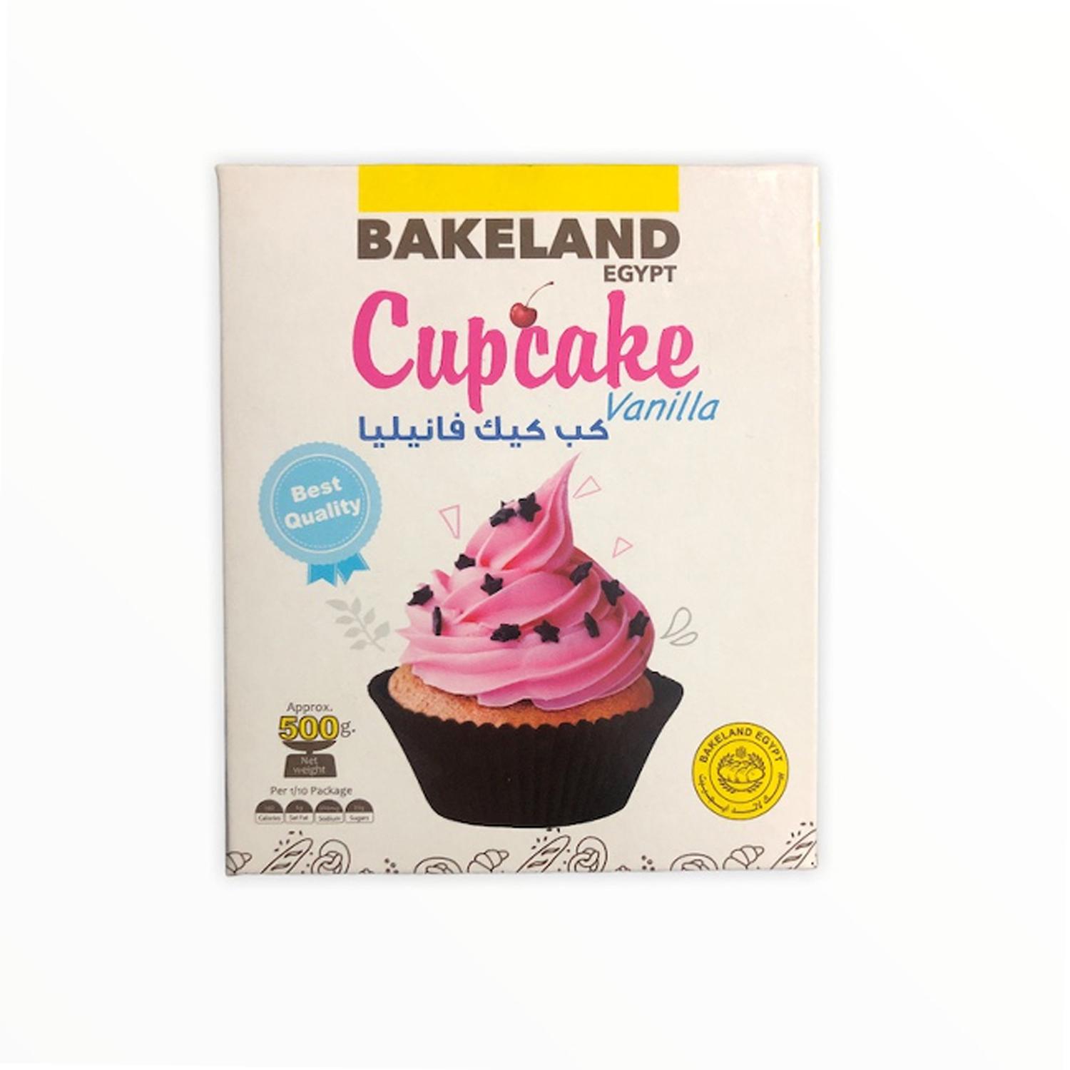 BAKELAND CUP CAKE MIX VANILLA 500GMS