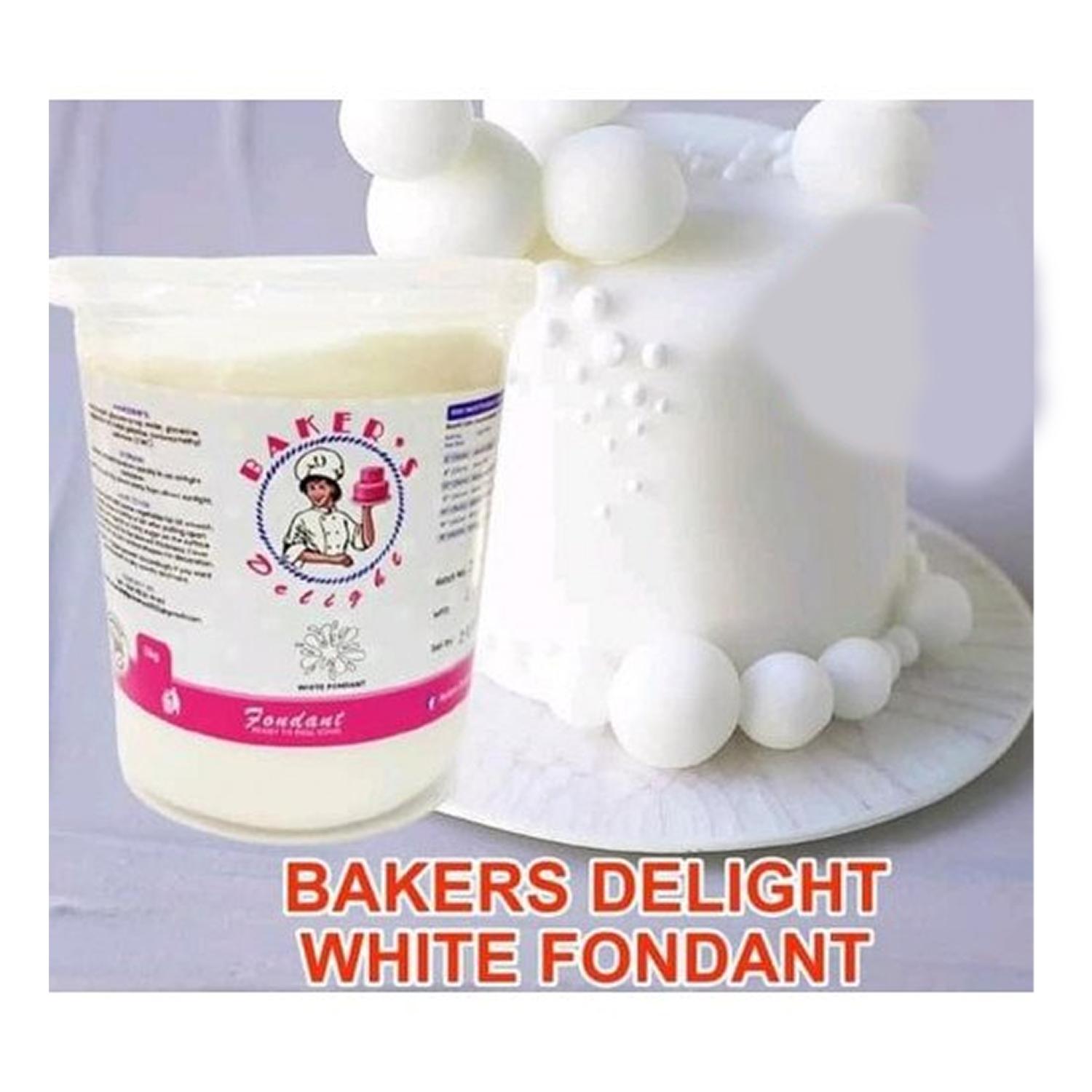 BAKER'S DELIGHT WHITE FONDANT 1KG
