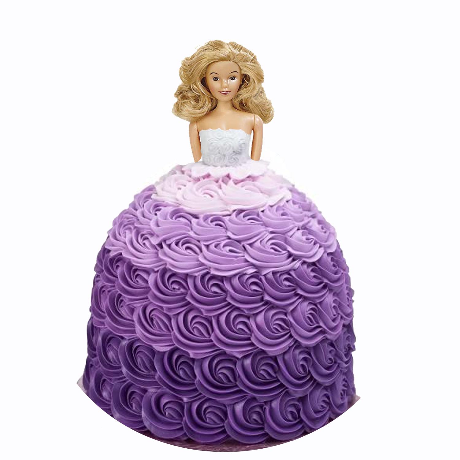 BARBIE DOLL PICK WITH BLONDE HAIR