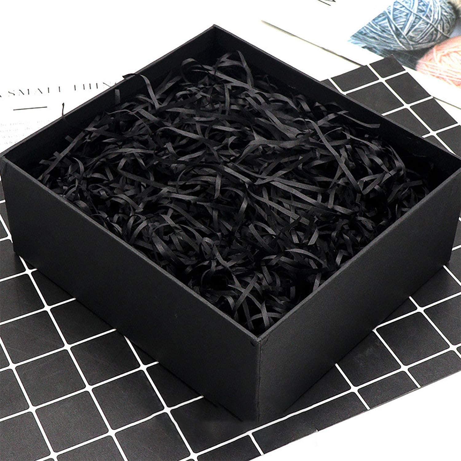 BLACK SHREDDED PAPER