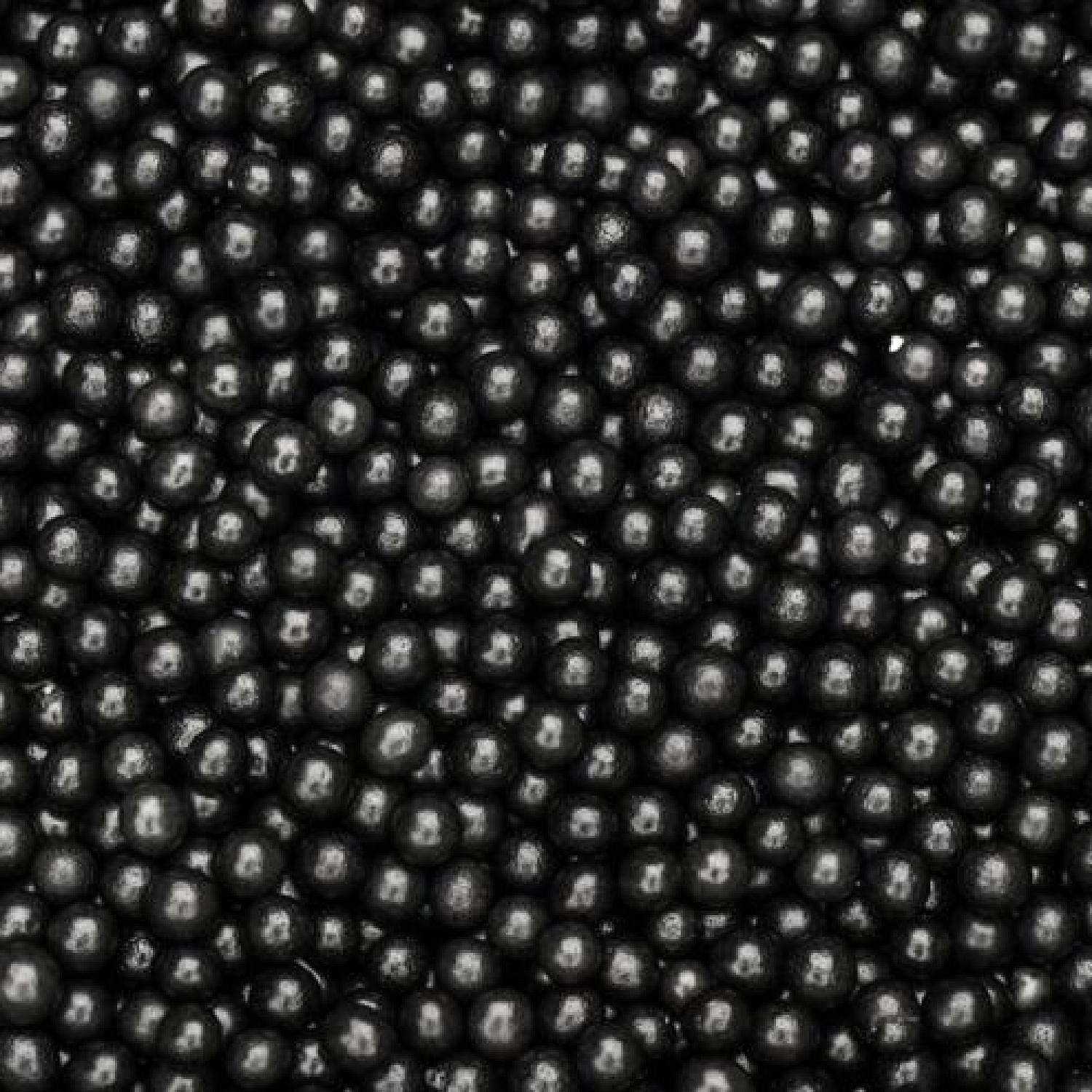 BLACK SUGAR PEARLS 4MM 250GMS