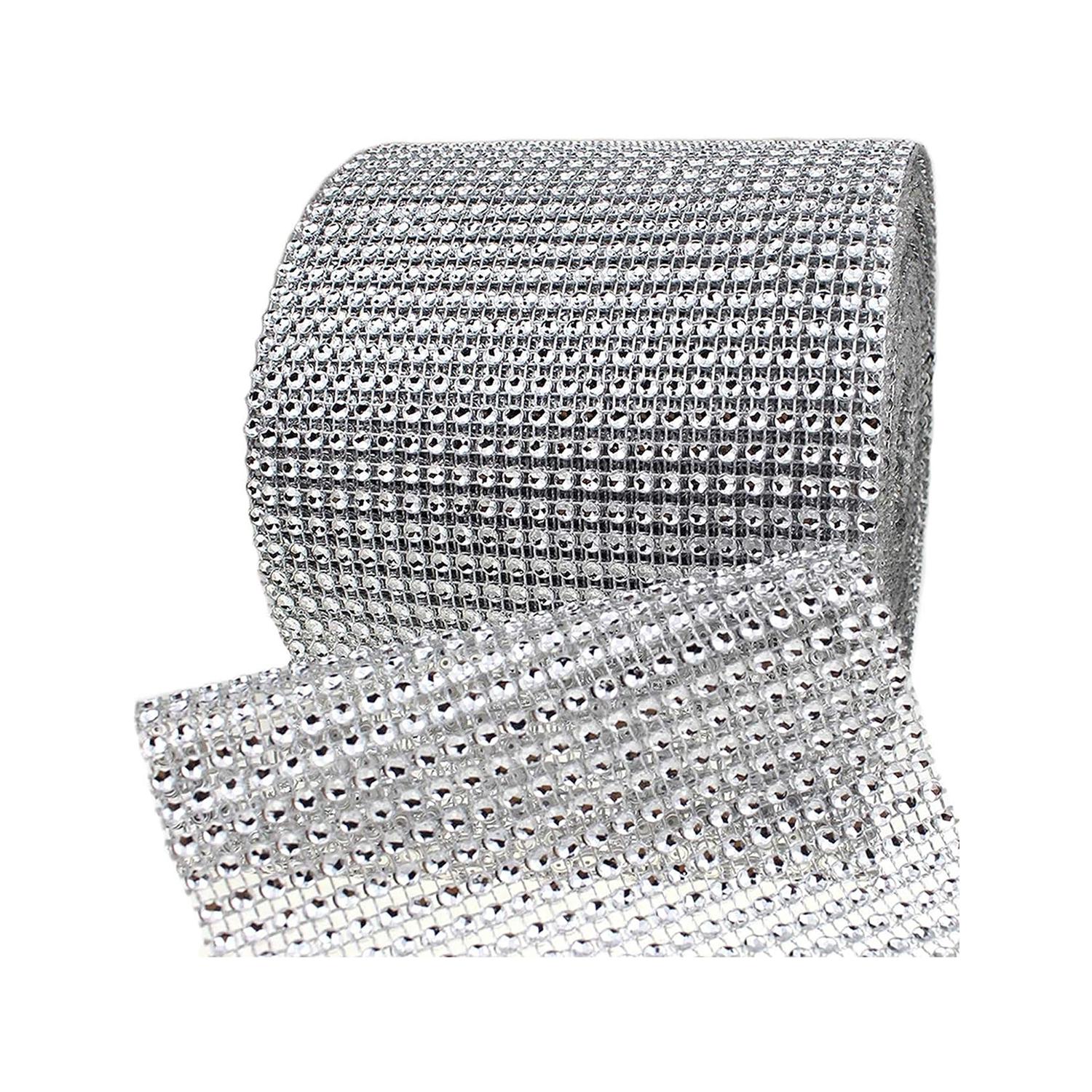 BLING RHINESTONE ROLL SILVER