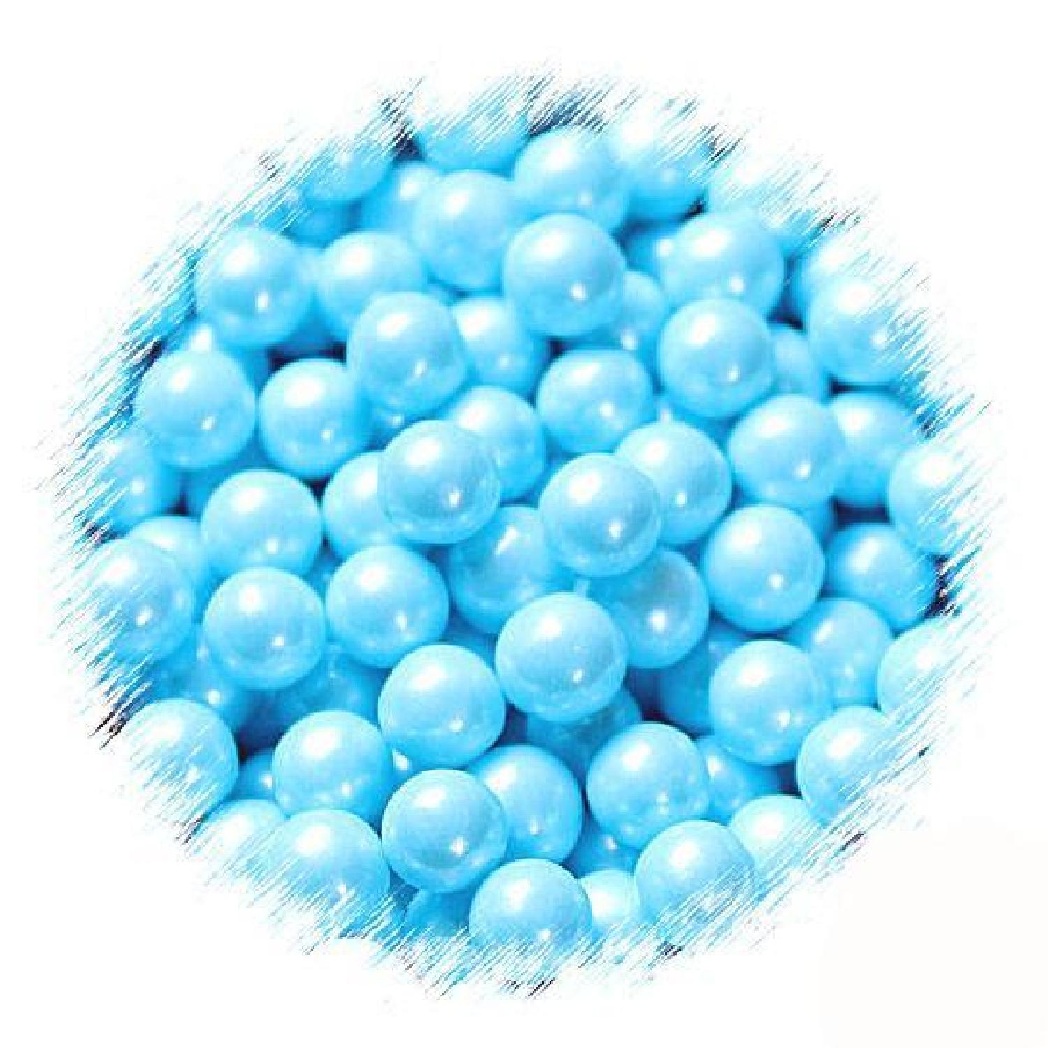 BLUE SUGAR PEARLS 7MM 250GMS