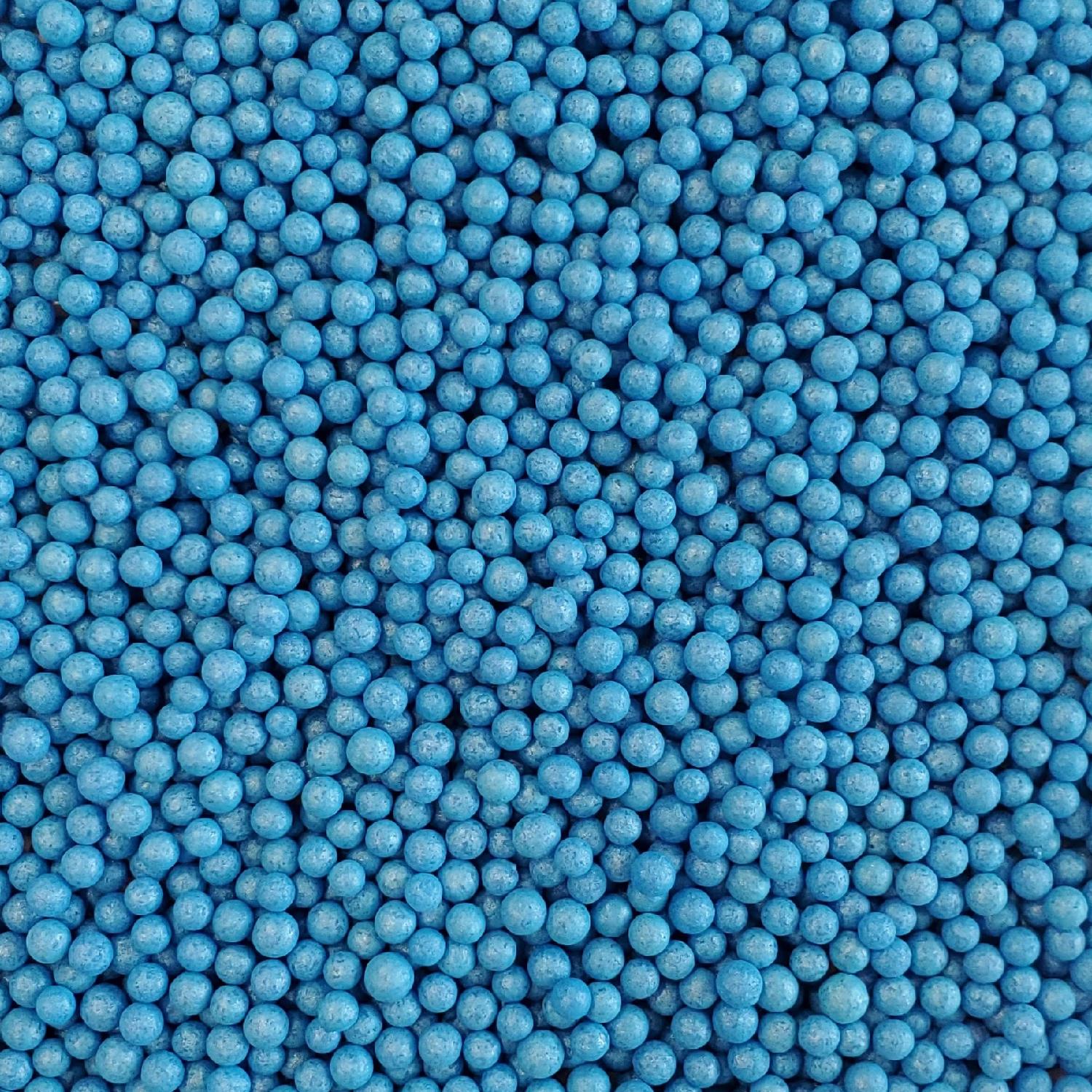 BLUE SUGAR PEARLS 7MM 45GMS