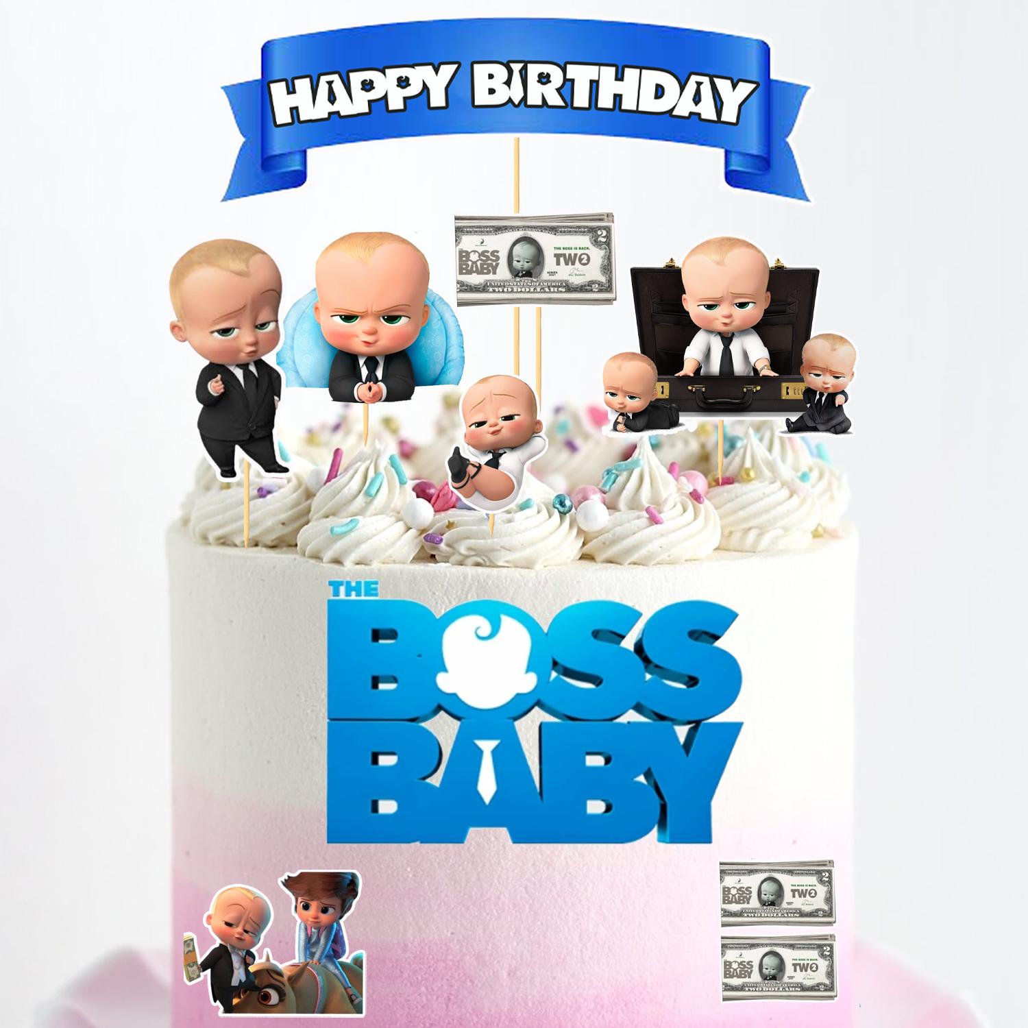 CARDSTOCK PAPER TOPPER A4 BOSS BABY