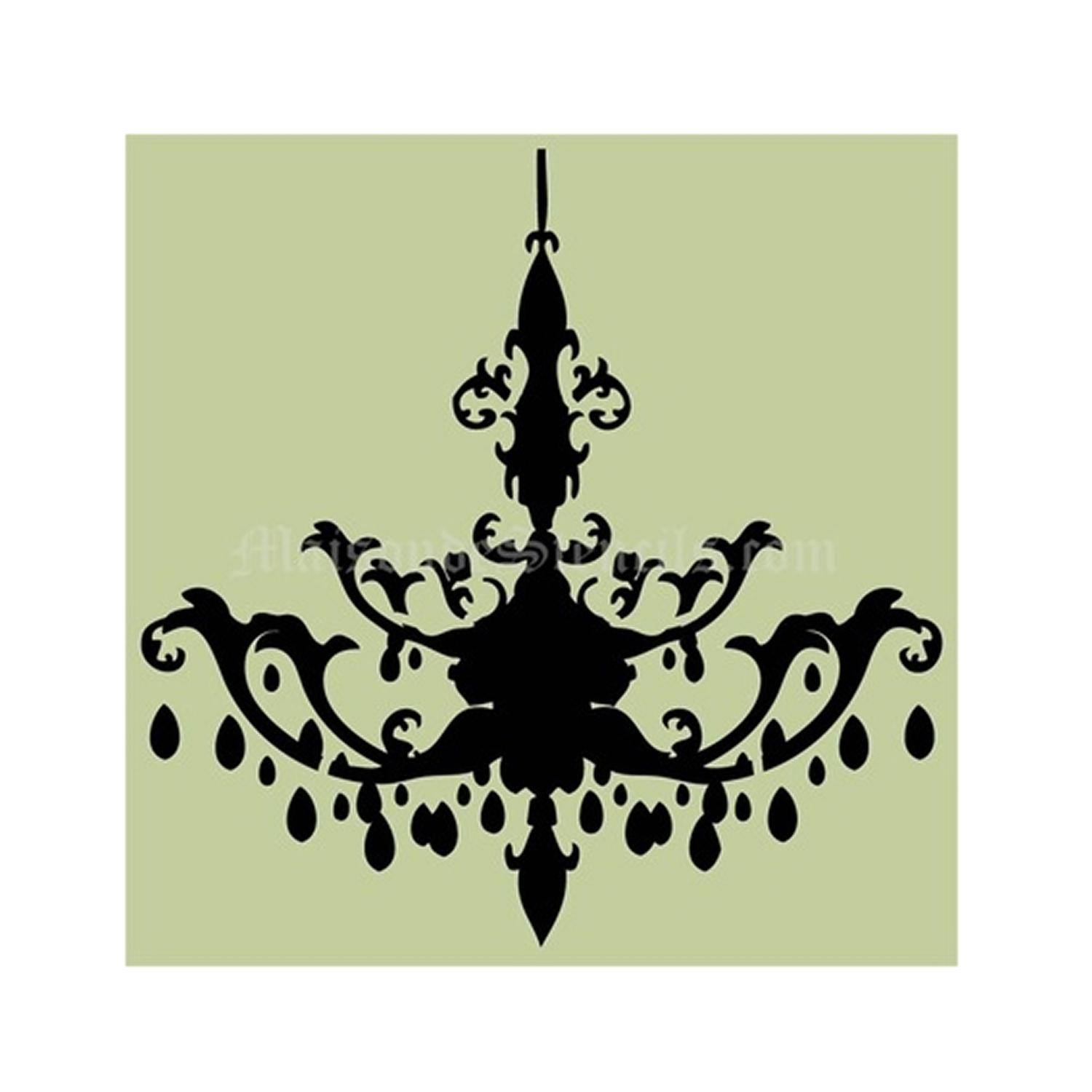CHANDELIER STENCIL
