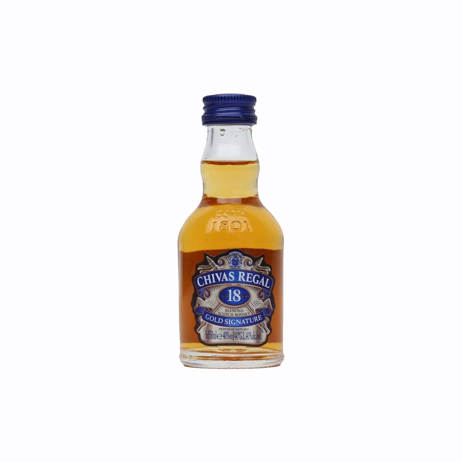 CHIVAS REGAL DARK MINIATURE BOTTLE 50ML