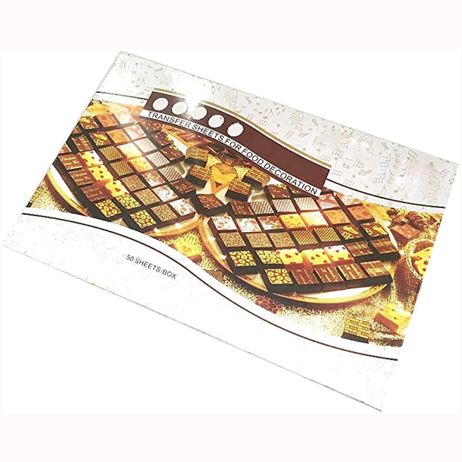 CHOCOLATE TRANSFER SHEET 1PC