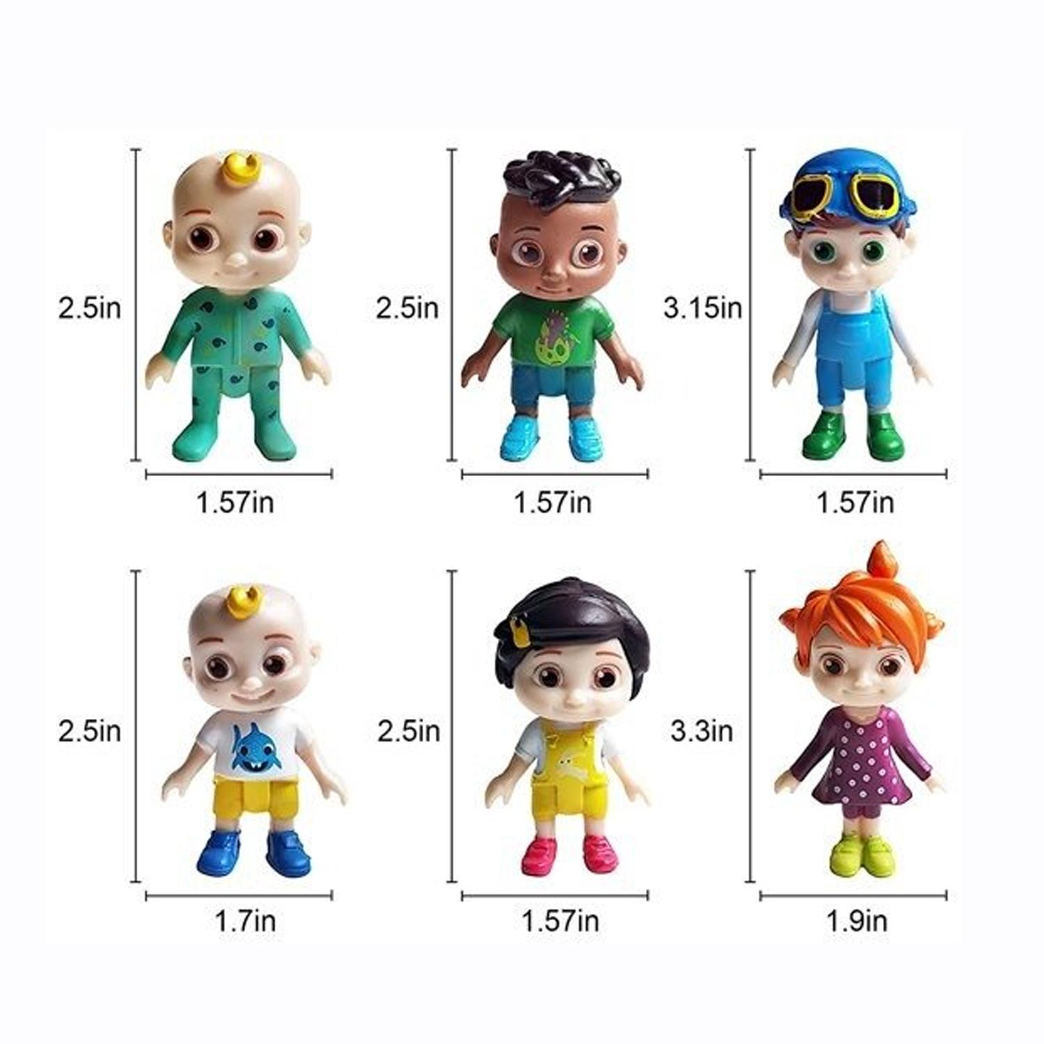 COCOMELON FIGURINE TOPPER SET