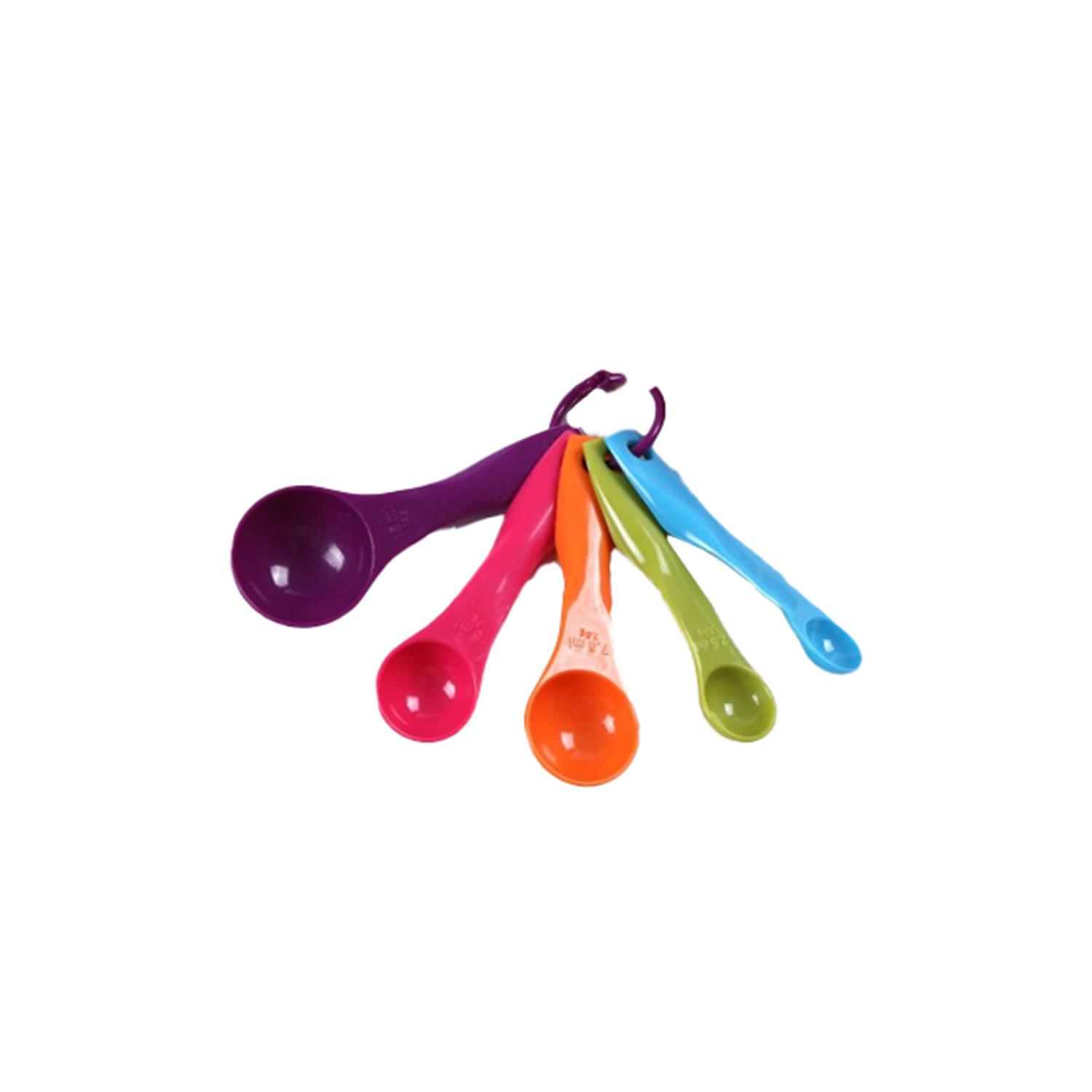 COLORFUL MEASURING SPOONS SET KIT 5PCS