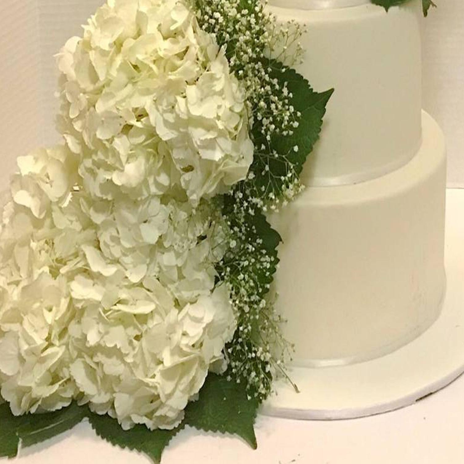 CREAM HYDRANGEA ARTIFICIAL FLOWER 7CM