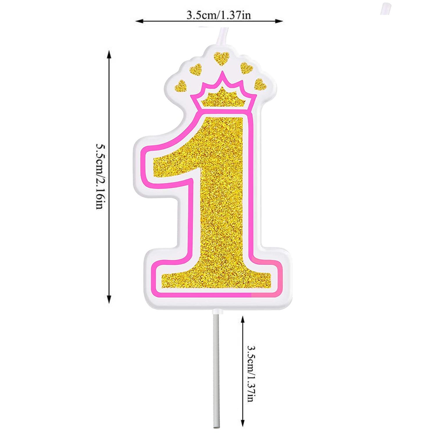 CROWN NUMBER CANDLE 1