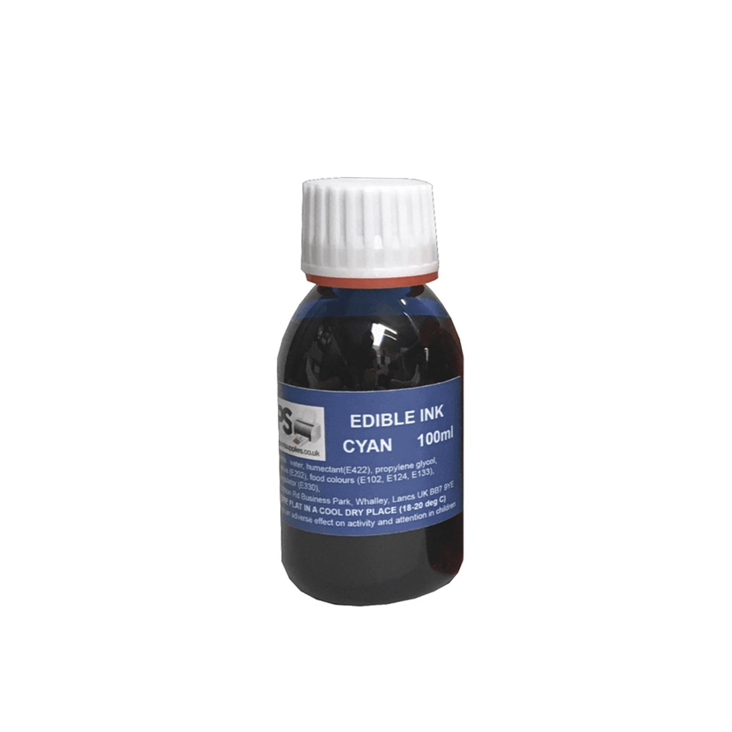 EDIBLE INK REFILL CYAN BLUE 100ML EPS