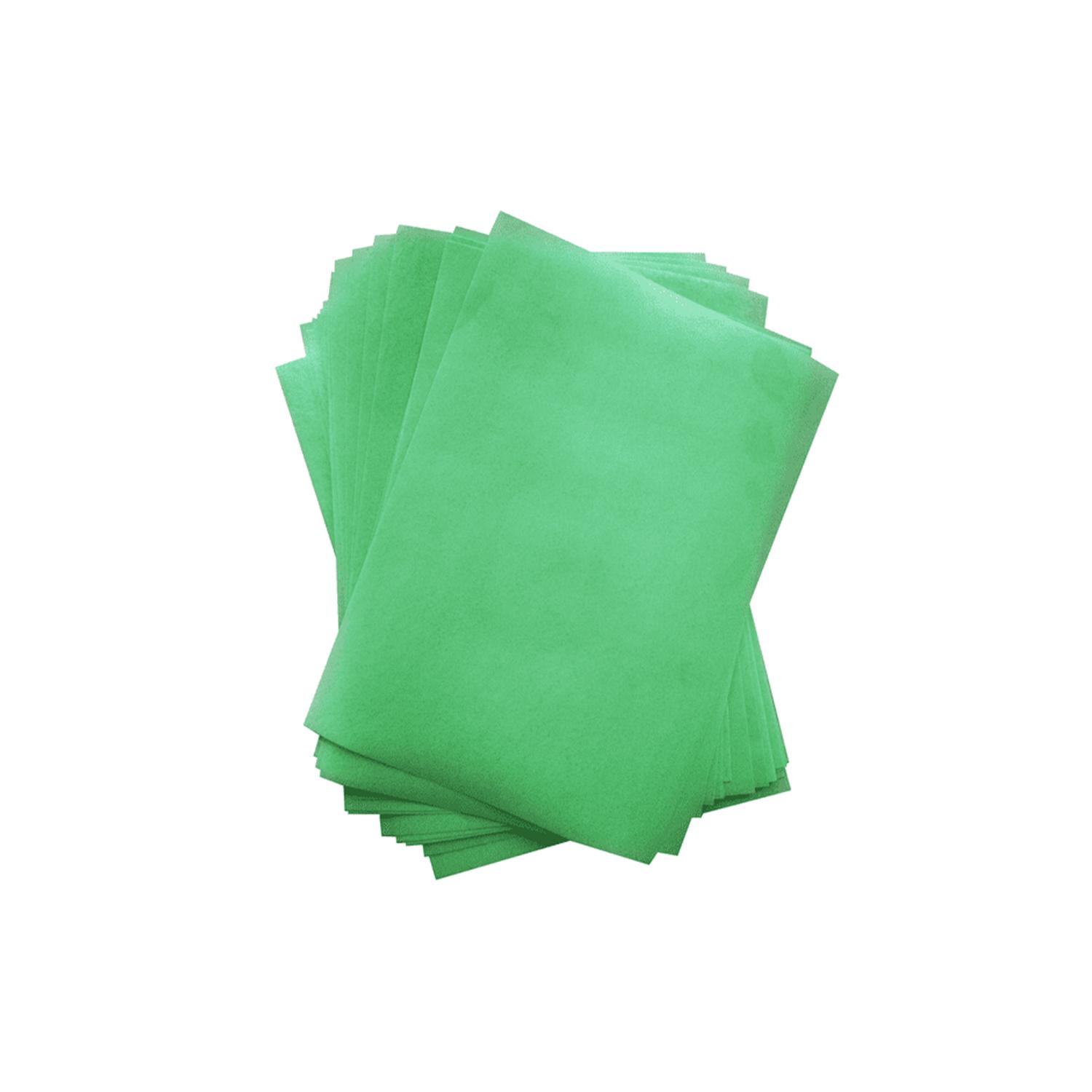 EDIBLE WAFER PAPER A4 GREEN 1PC/BURN-AWAY PAPER