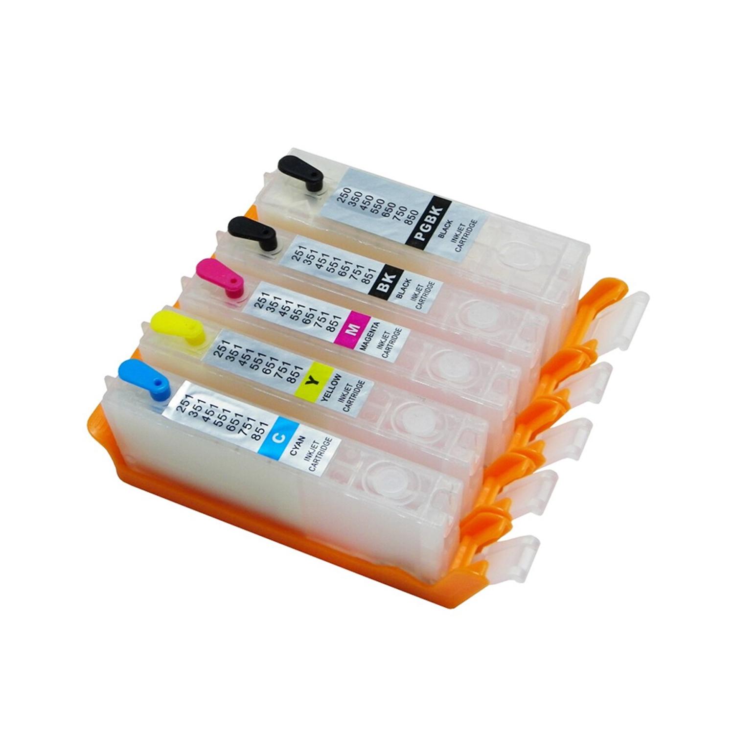 EMPTY CARTRIDGE SET OF 5 SERIES 550