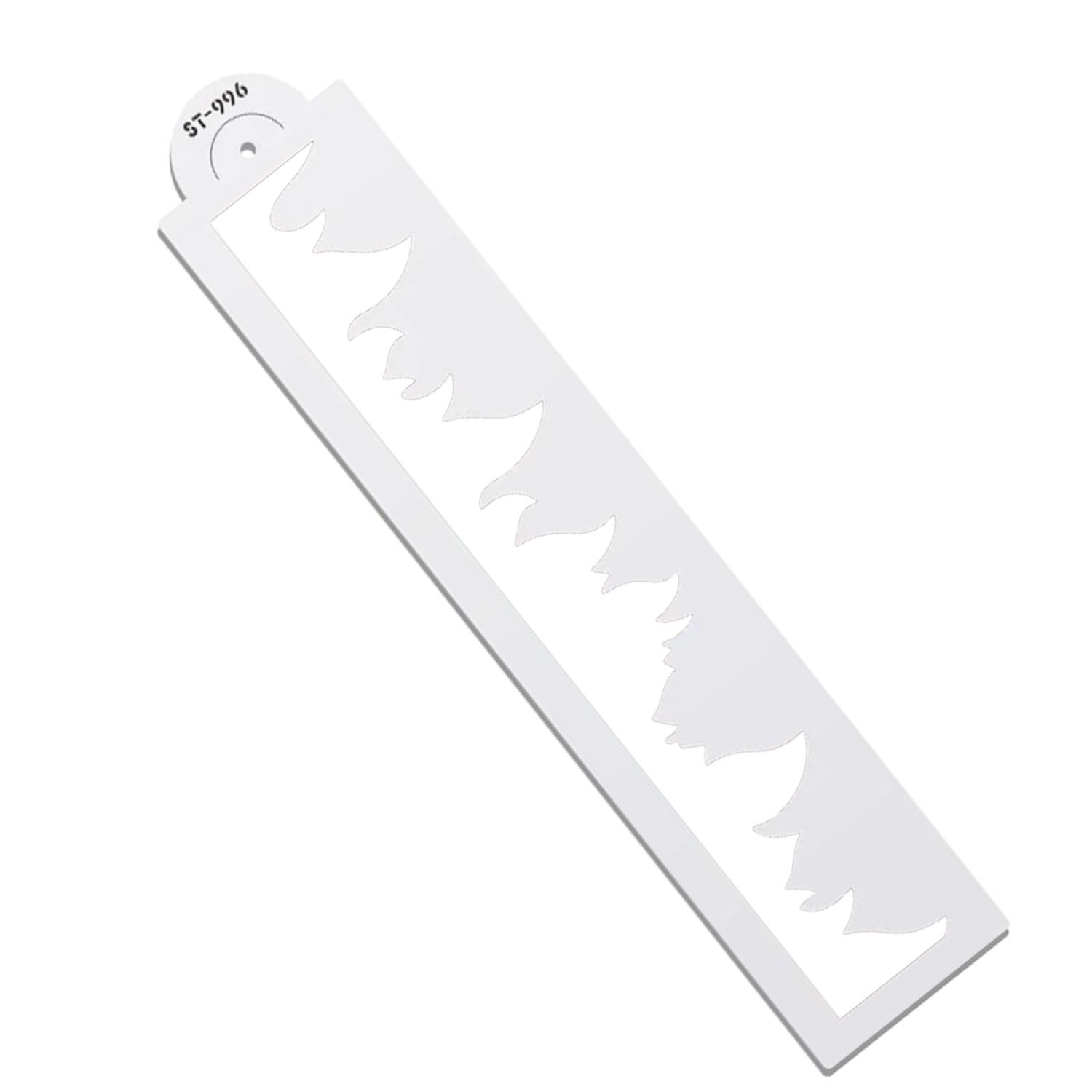 FLAMES/FIRE BORDER STENCIL