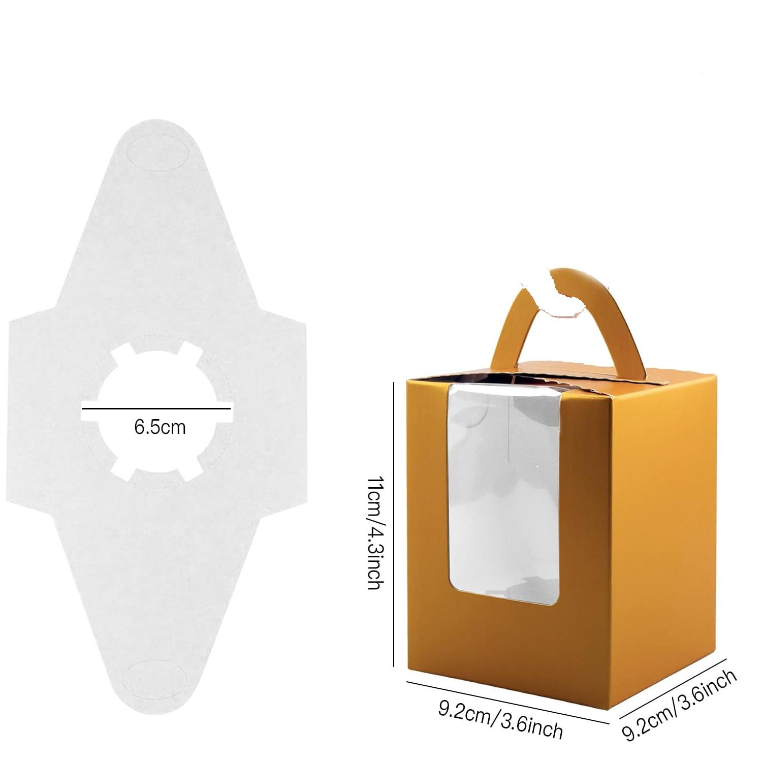 GOLD CUPCAKE BOX