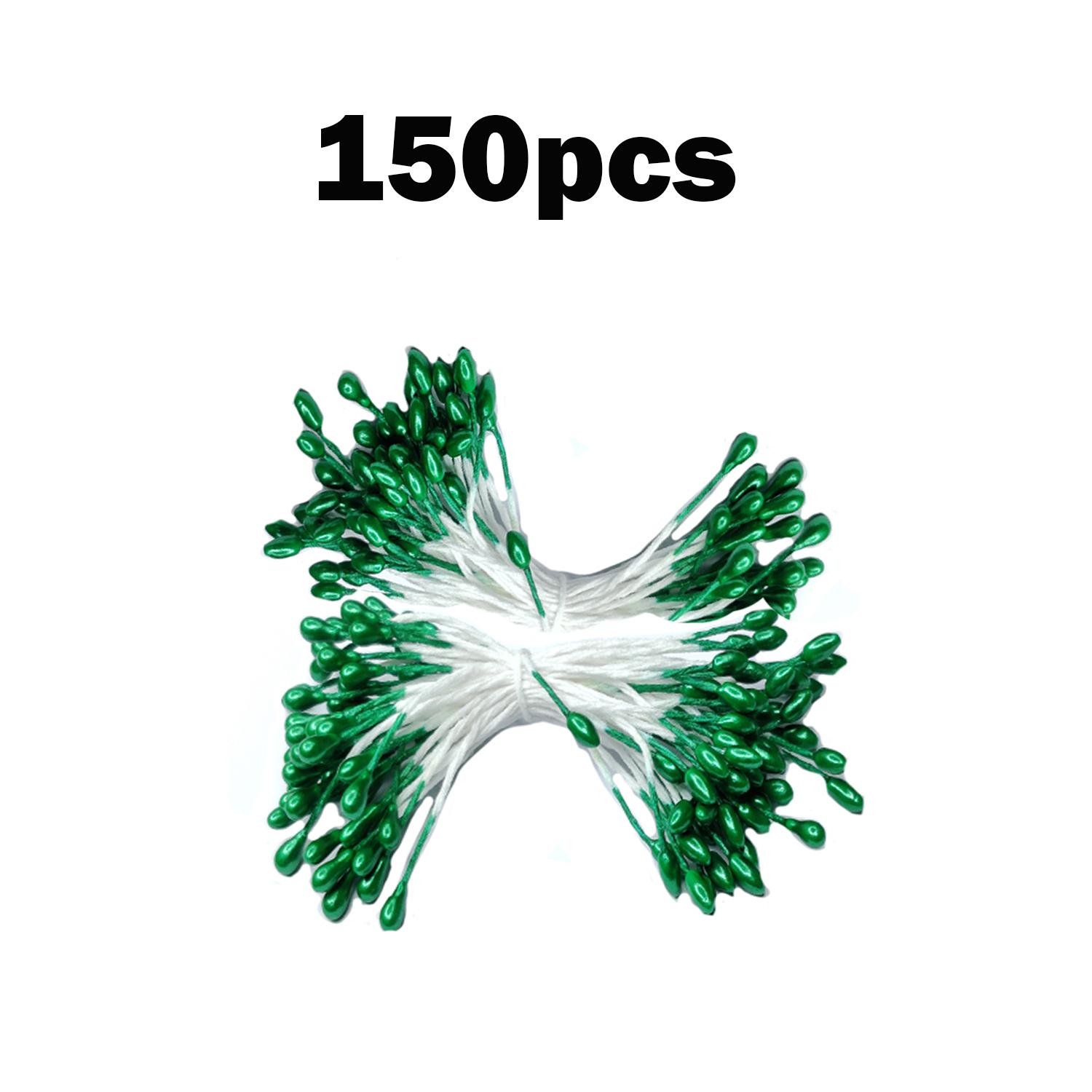 GREEN STAMENS 150PCS