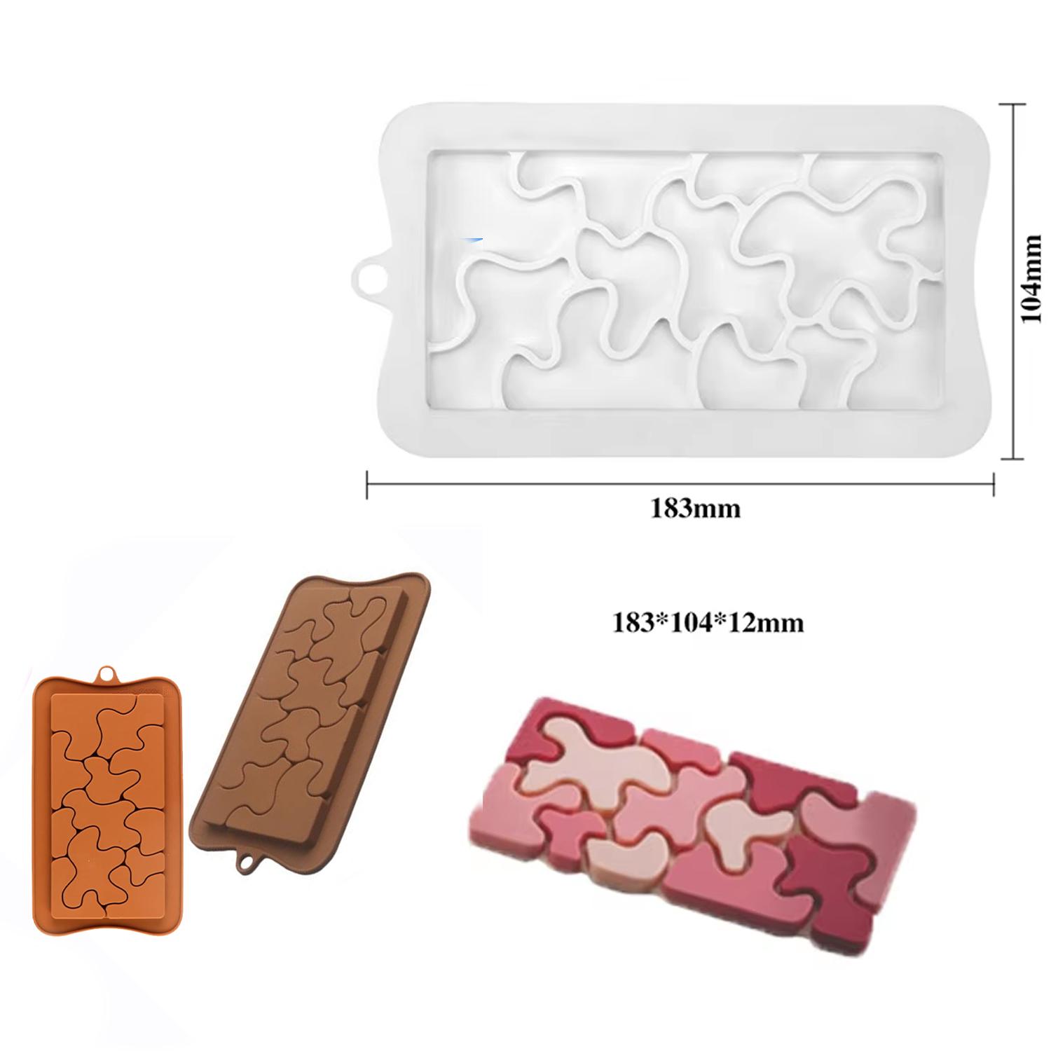 GROOVY PUZZLES CHOCOLATE SILICON MOLD