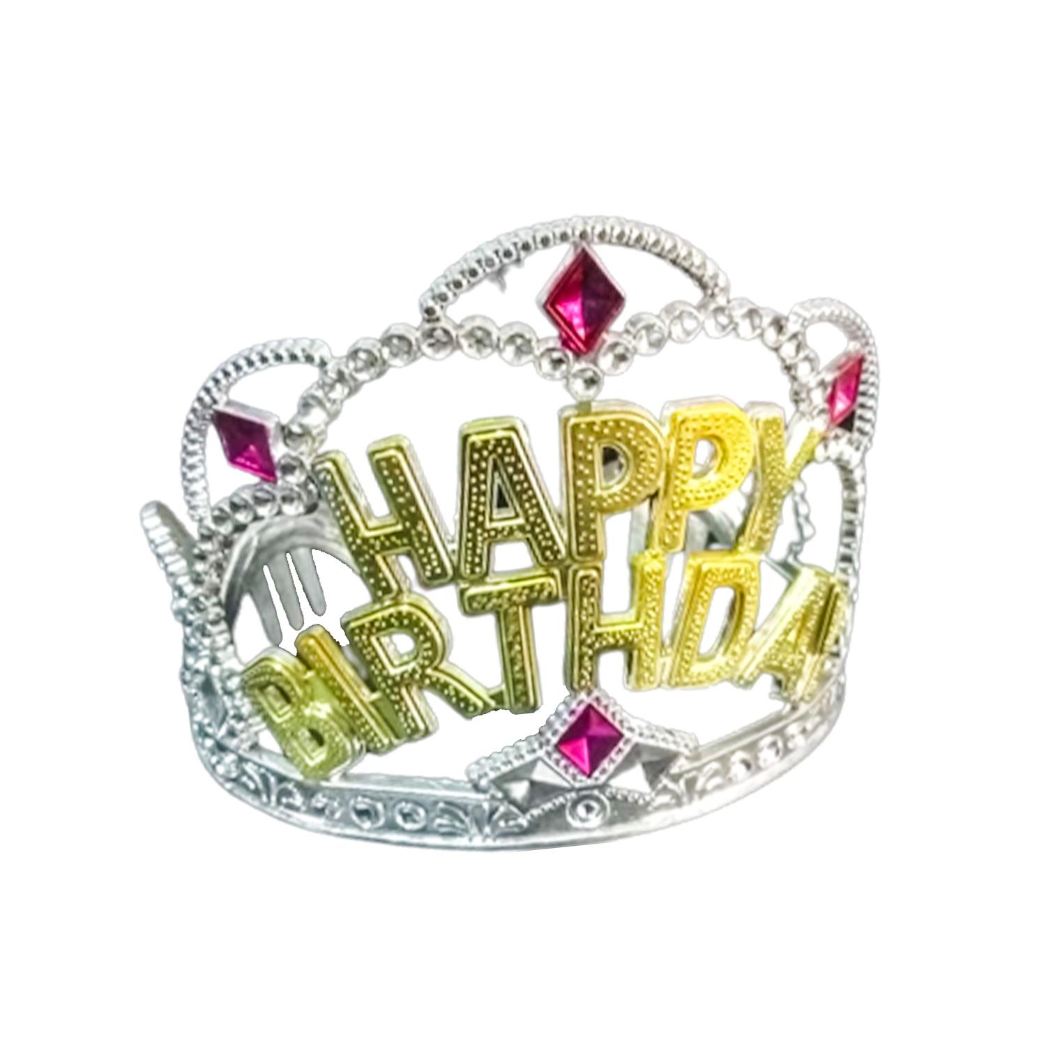 HAPPY BIRTHDAY TIARA IN GOLD