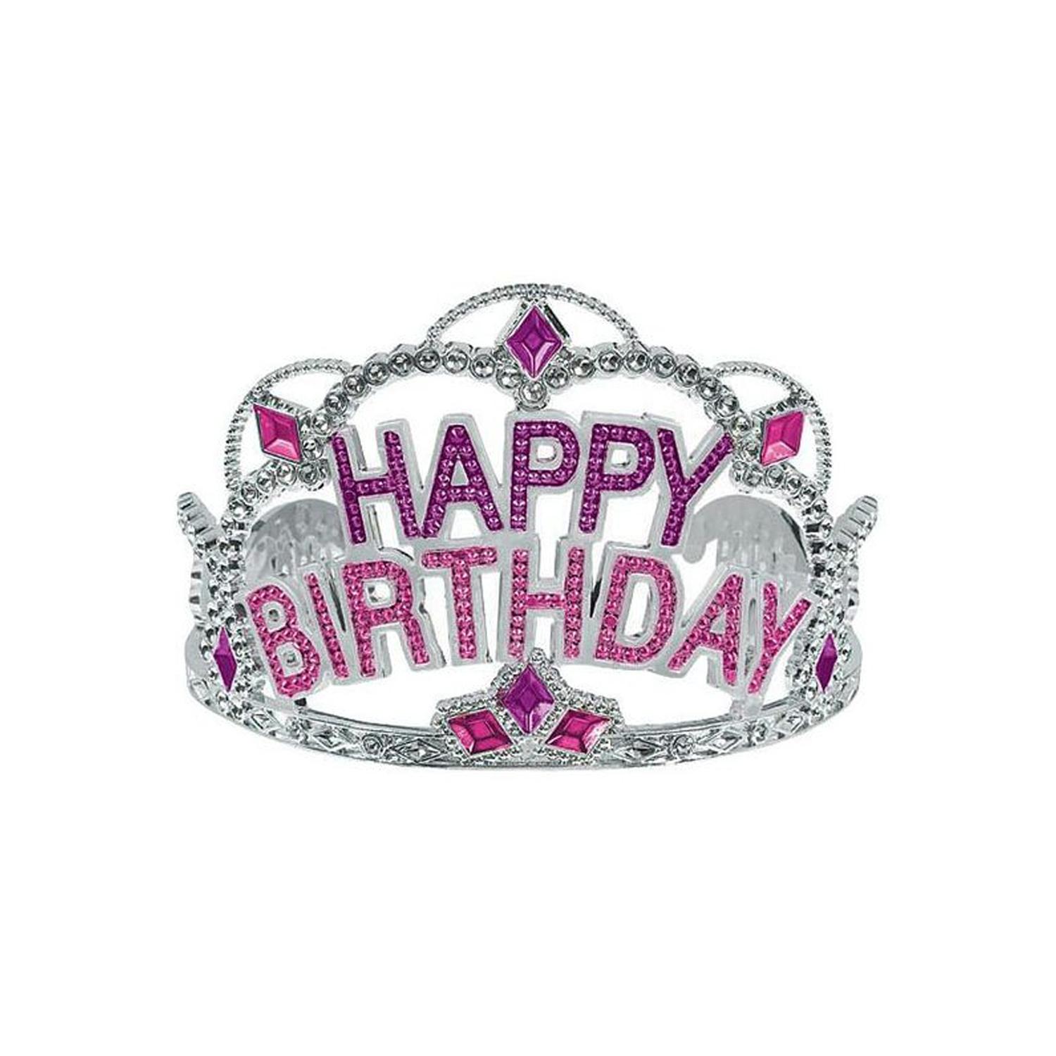 HAPPY BIRTHDAY TIARA IN PINK