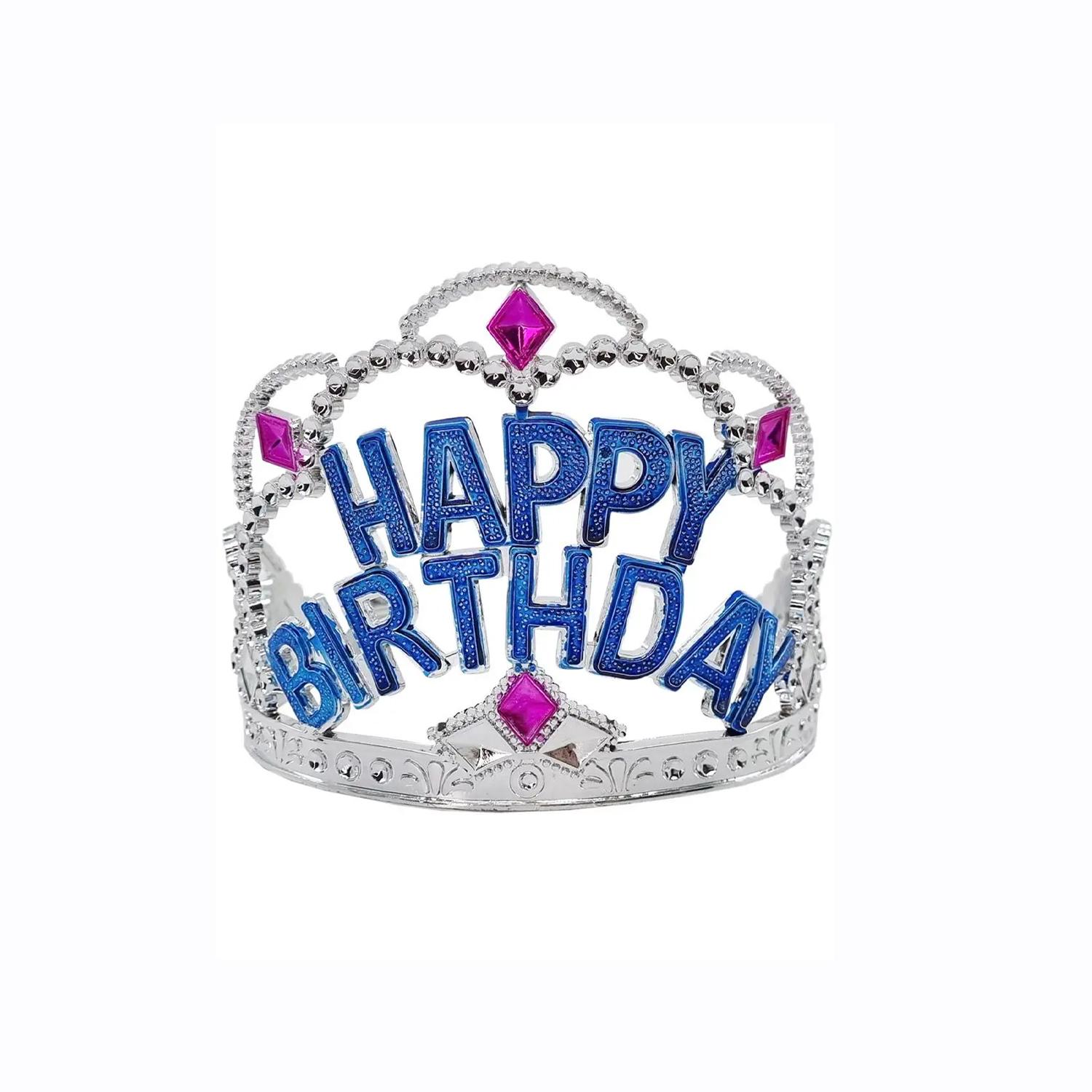 HAPPY BIRTHDAY TIARA IN BLUE