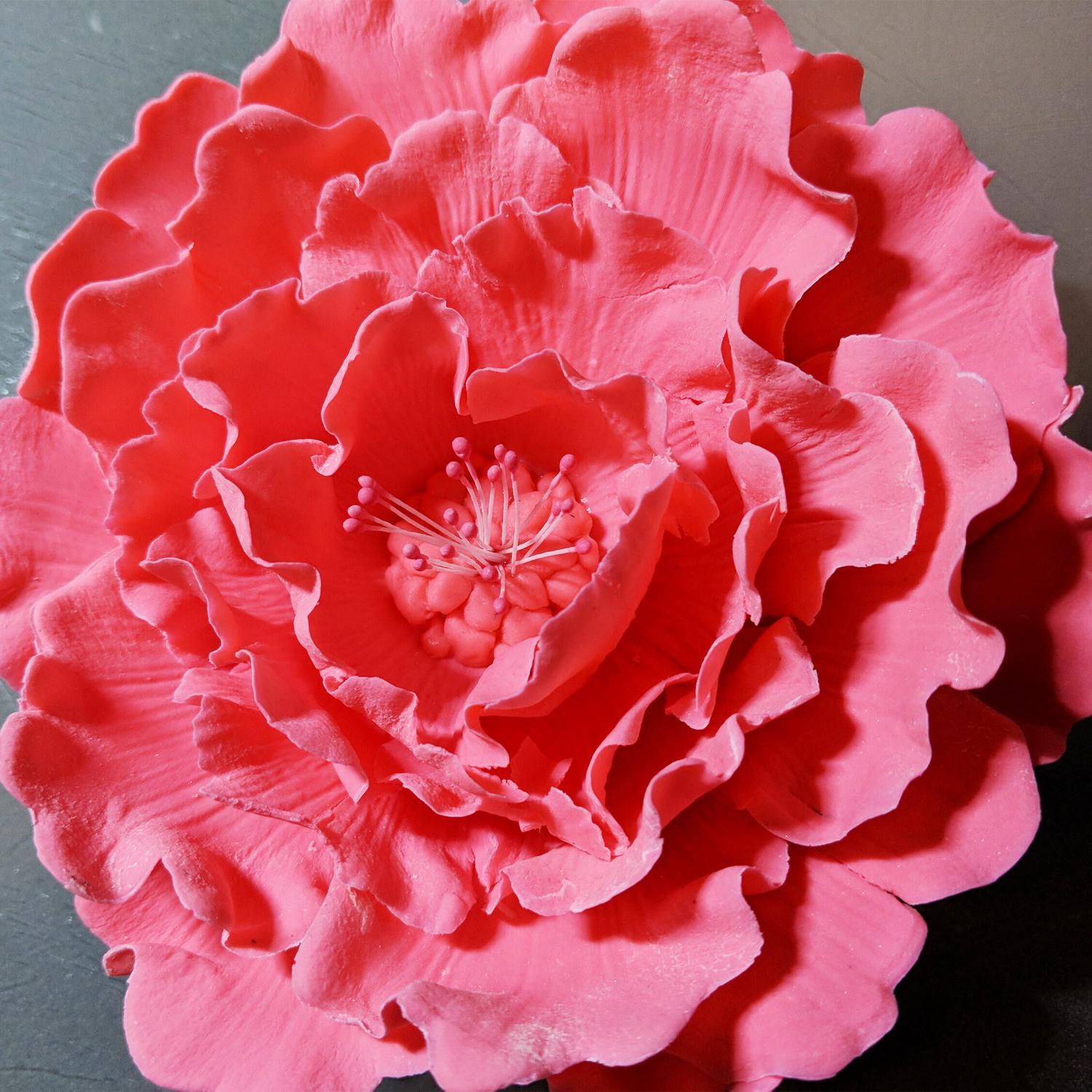 HOT PINK TEXTURED STAMENS 80PCS