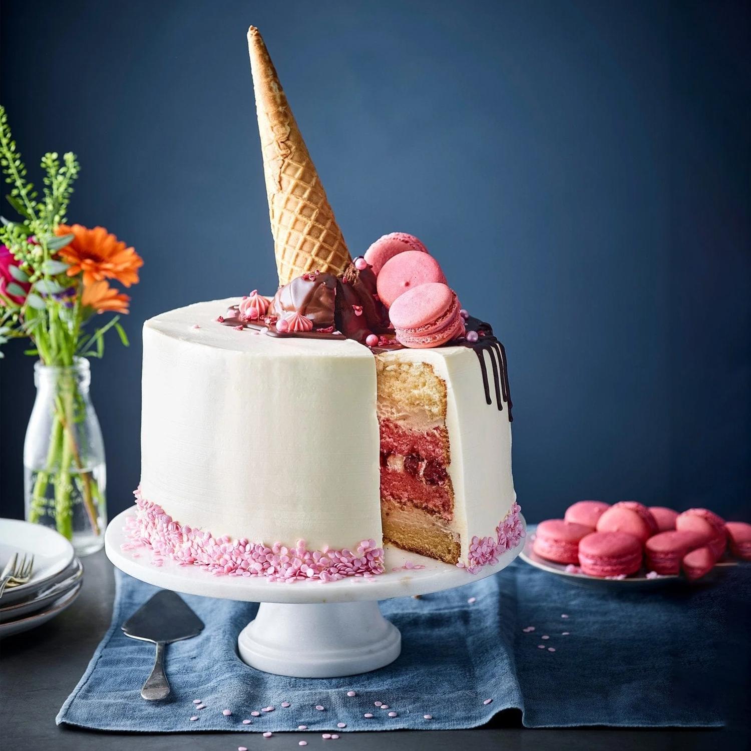 GLACIER ICE CREAM CONE 10CM BY  4.5CM