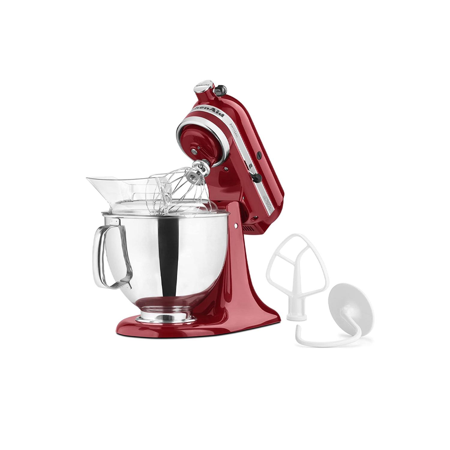 KITCHENAID STAND MIXER WITH POURING SHIELD 5 QUART EMPIRE RED