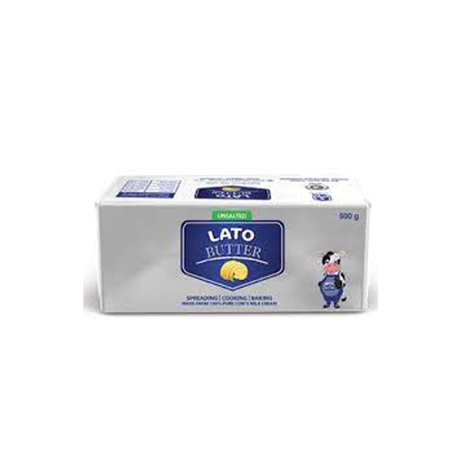 LATO BUTTER UNSALTED 500GMS