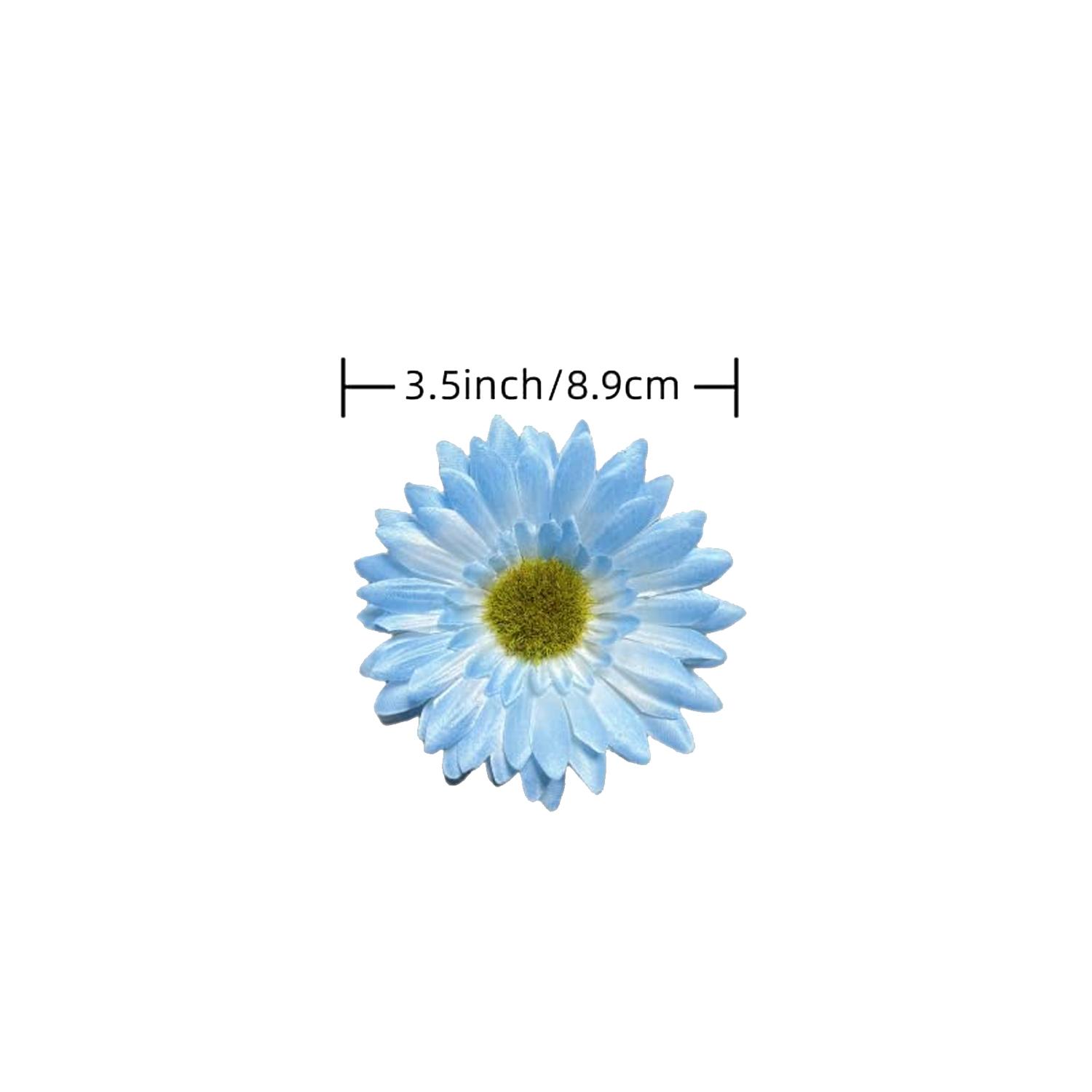 LIGHT BLUE DAISY ARTIFICIAL FLOWER 10CM