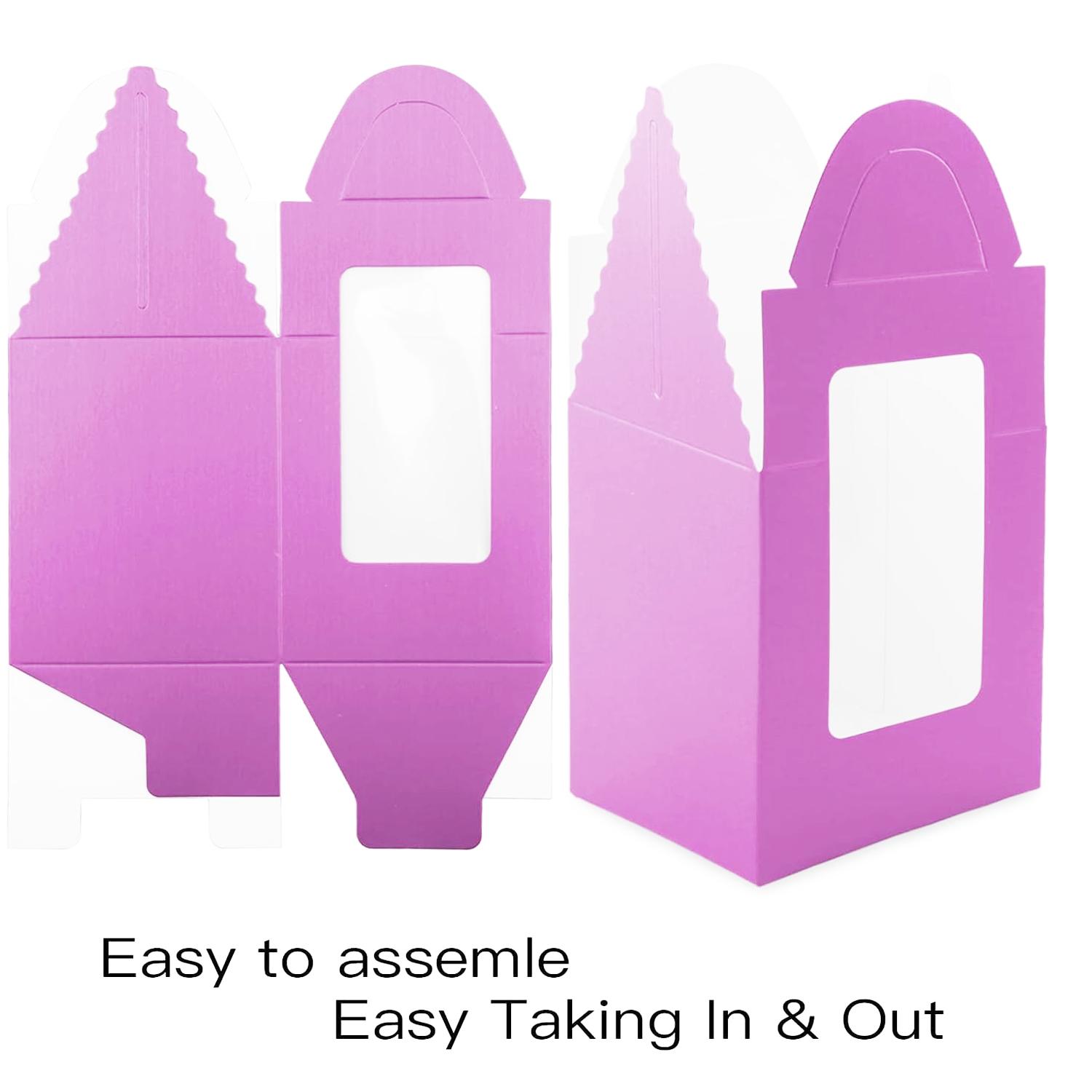 LILAC CUPCAKE BOX