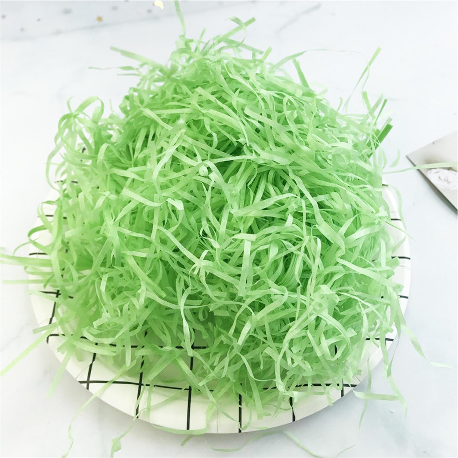 LIME GREEN SHREDDED PAPER