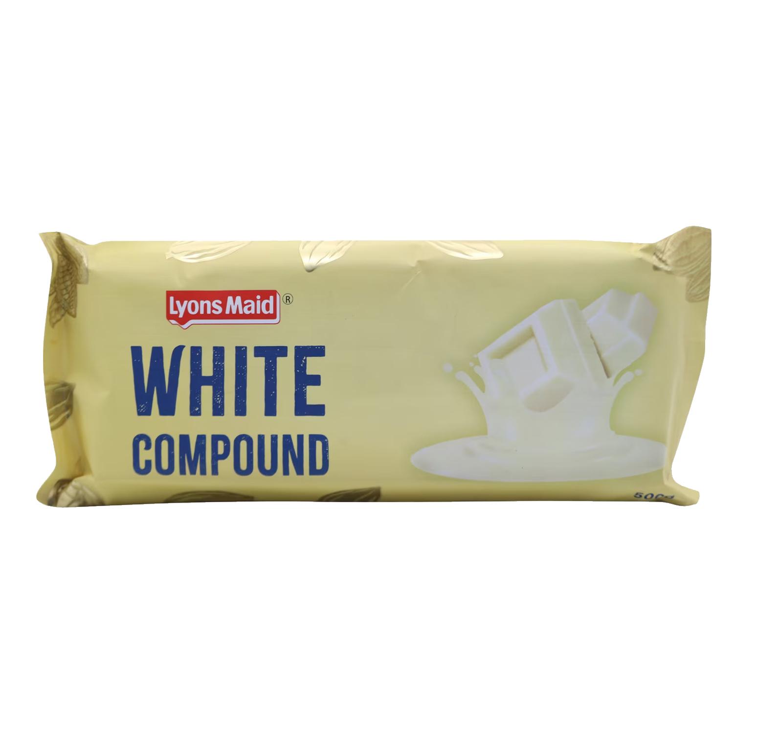 LYONS MAID WHITE CHOCOLATE COMPOUND 100