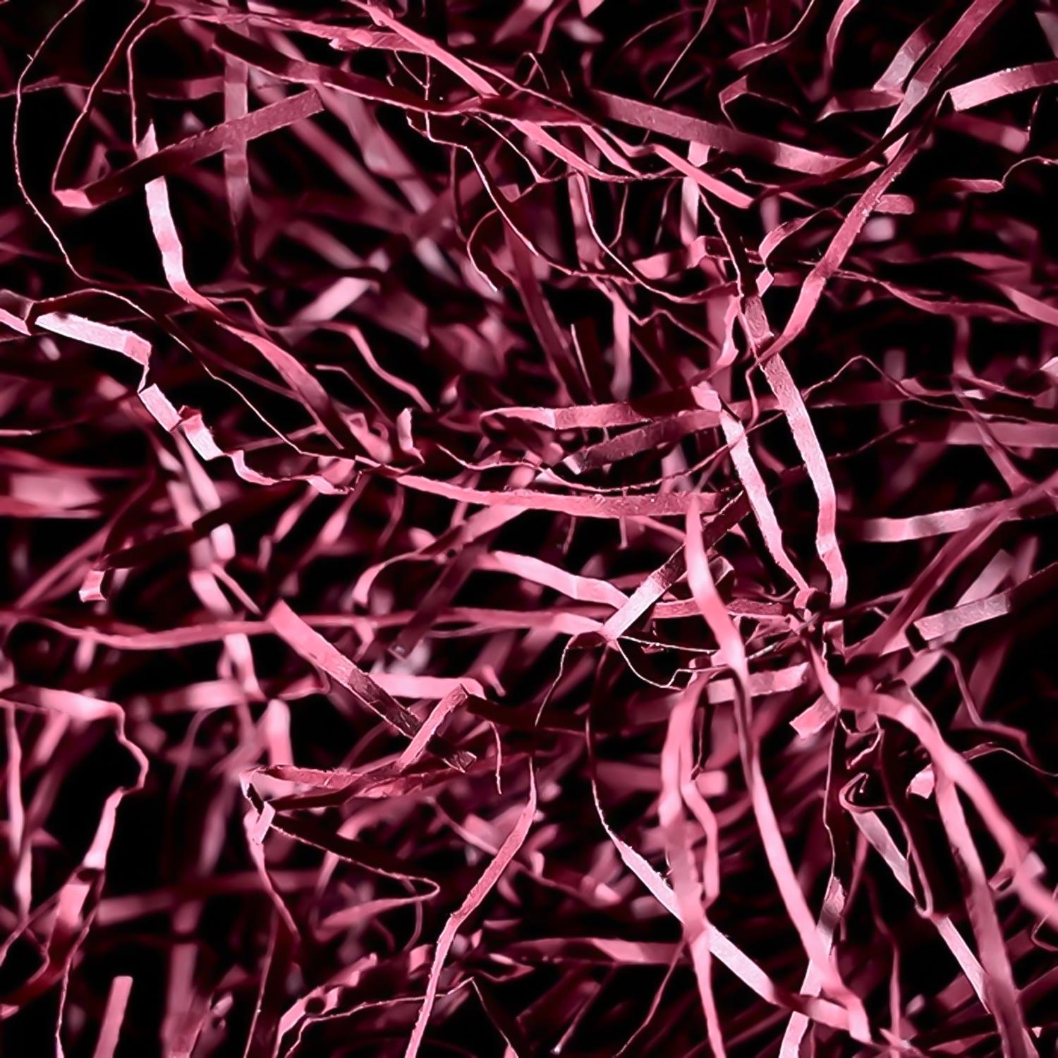 MAROON SHREDDED PAPER