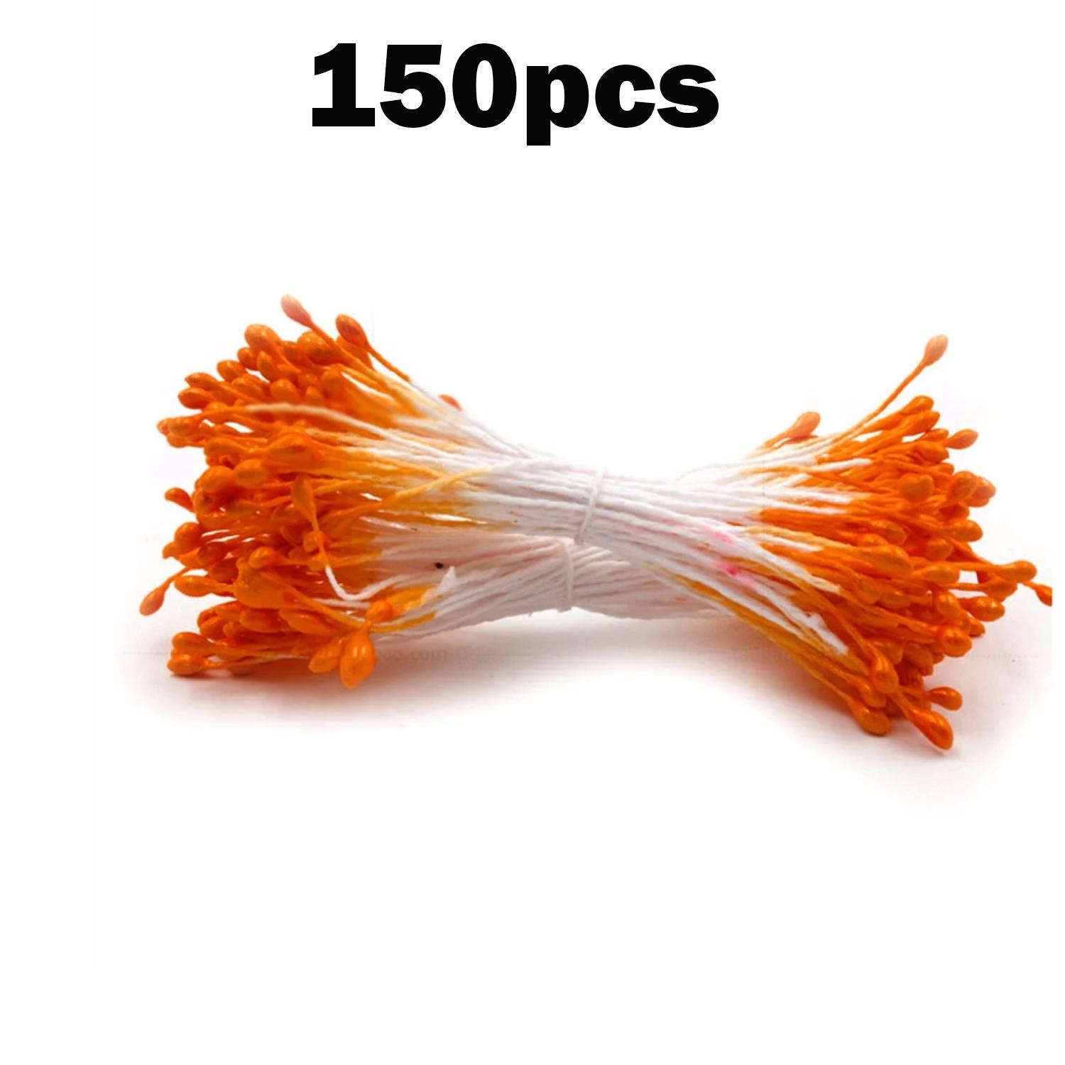 ORANGE STAMENS 150PCS