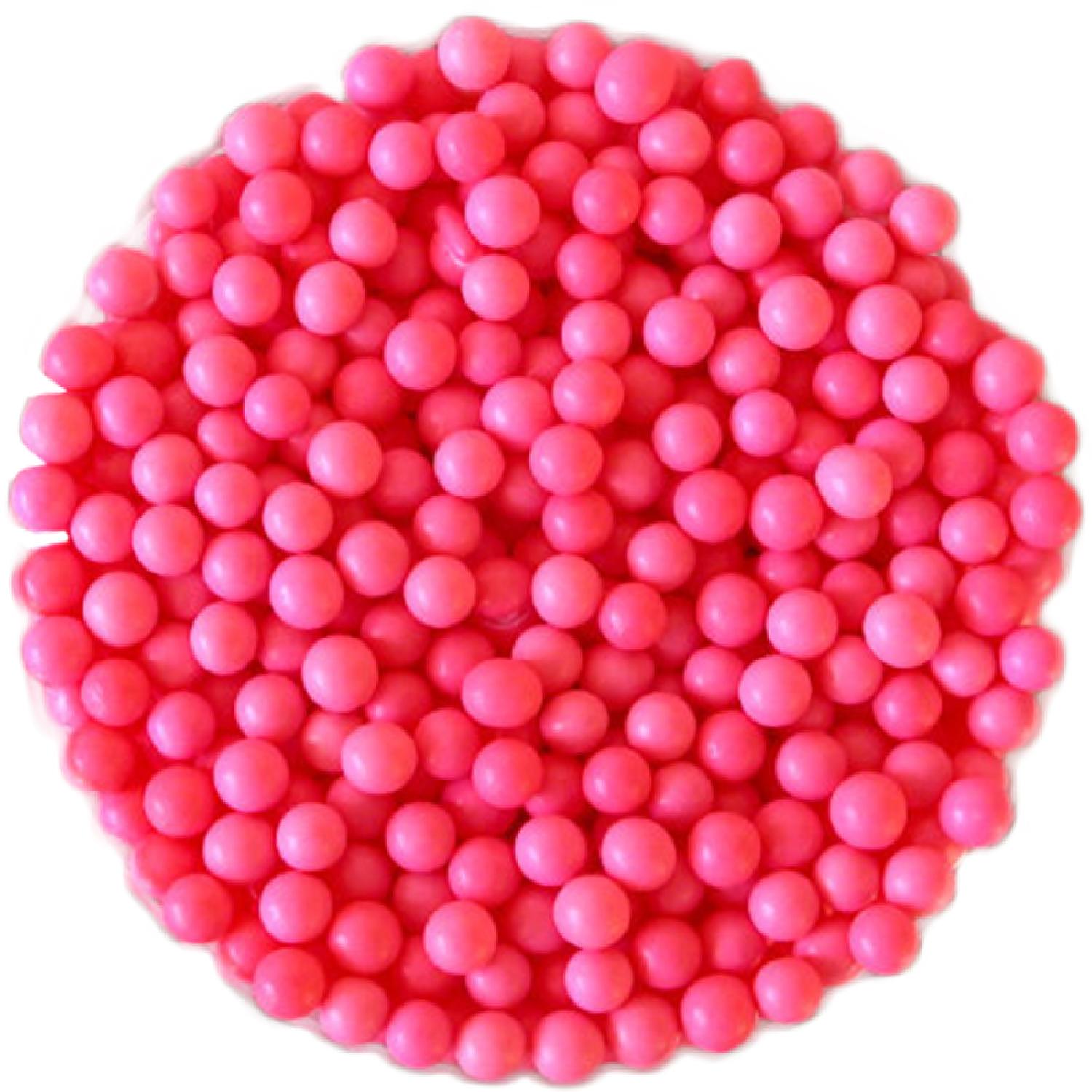 PINK SUGAR PEARLS 7MM 45GMS