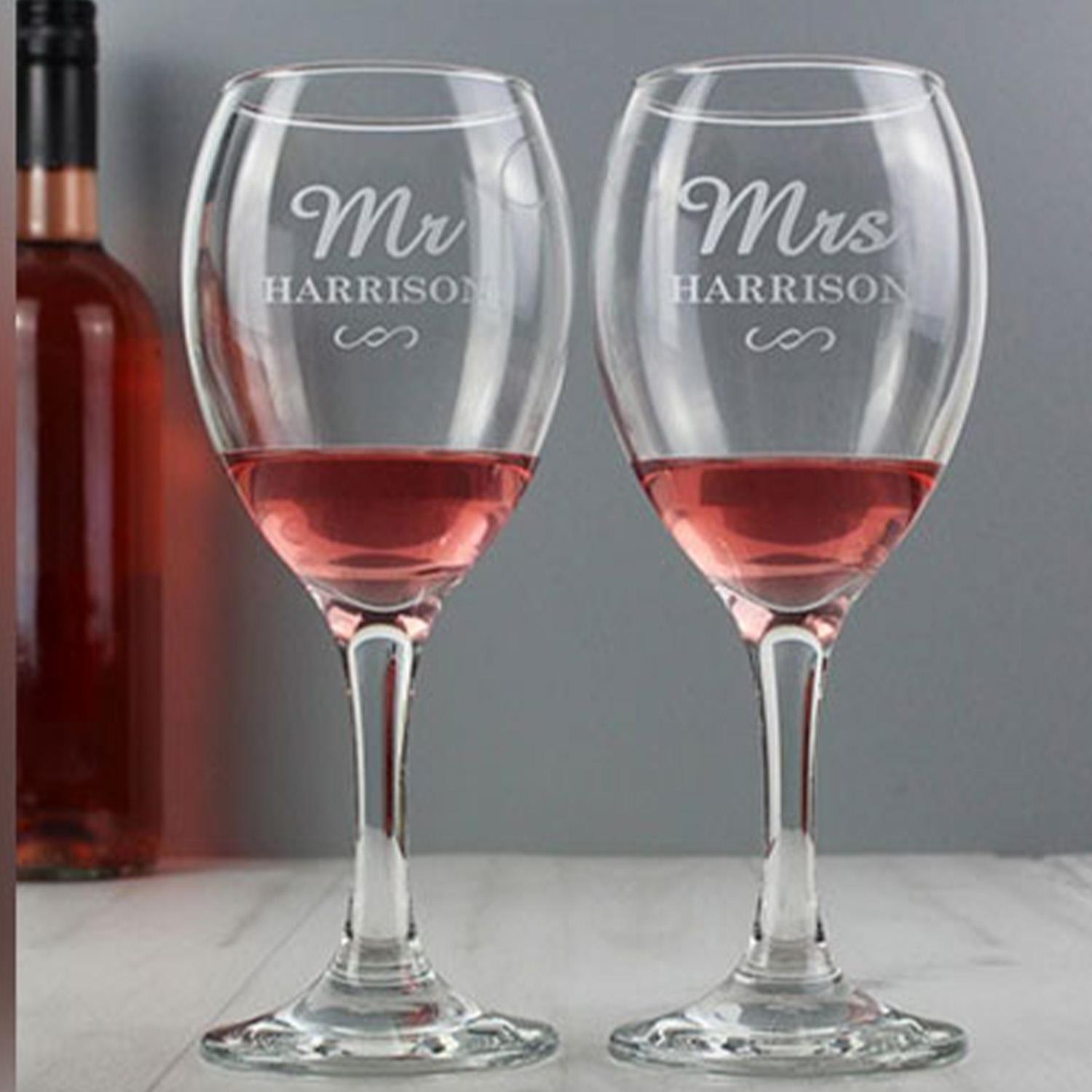 PORT WINE GLASS DECORATED