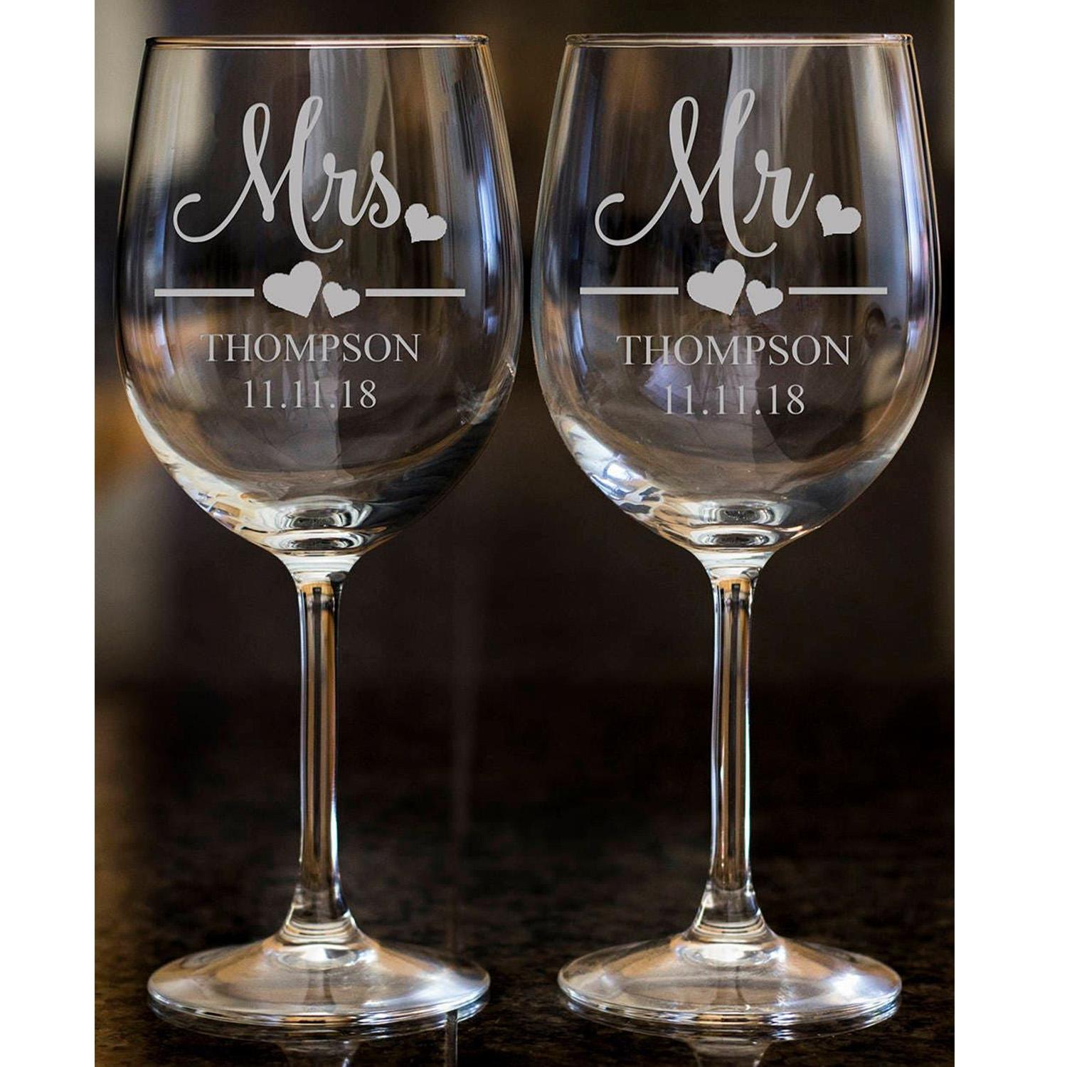 PORT WINE GLASS DECORATED