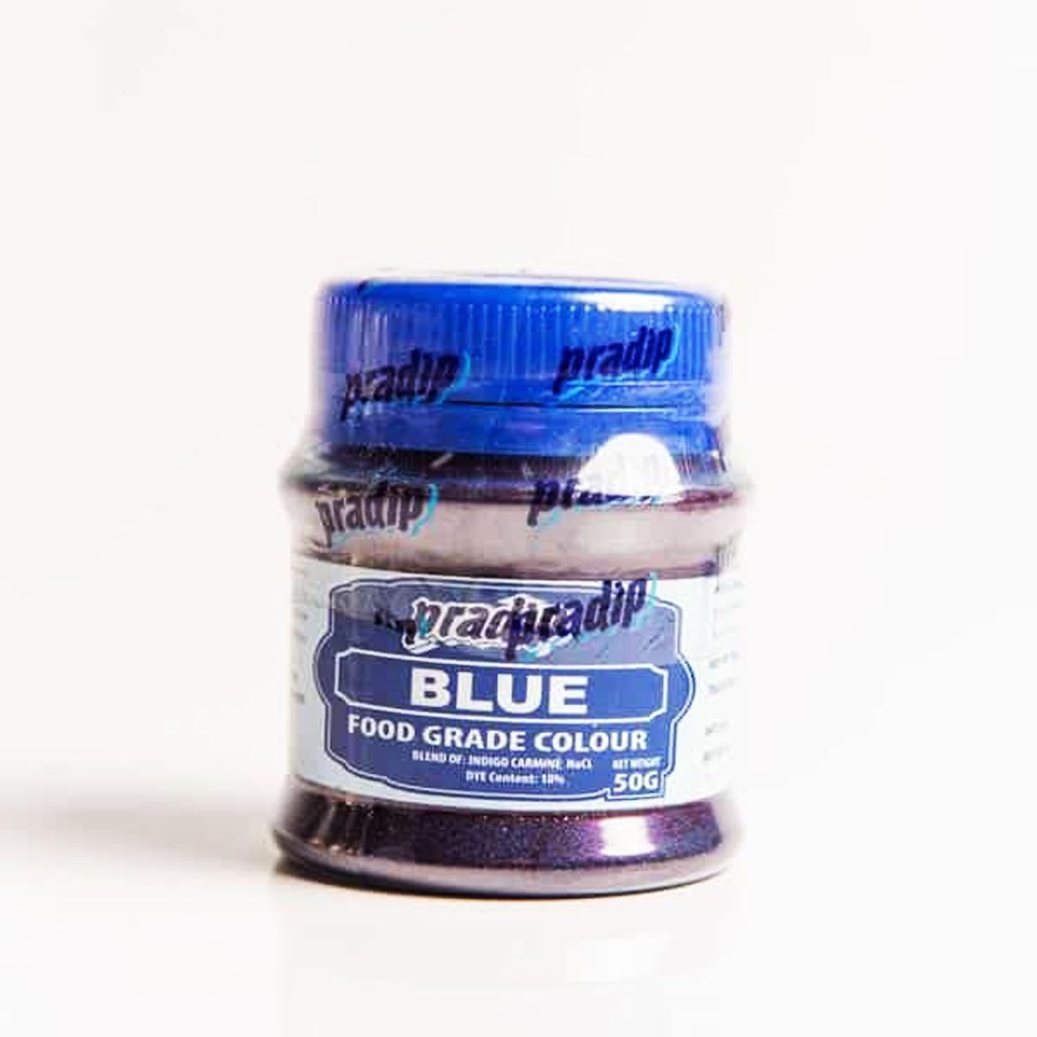 PRADIP BLUE FOOD COLOUR POWDER 50GMS