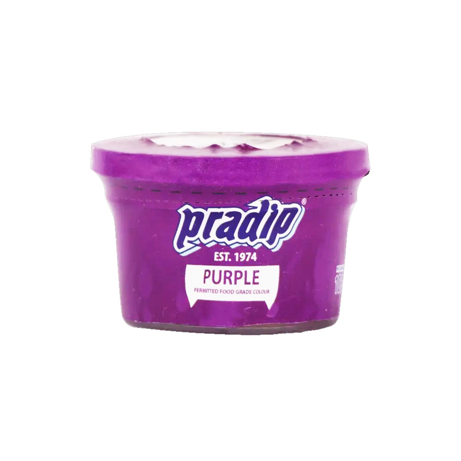 PRADIP PURPLE FOOD COLOUR POWDER 50GMS