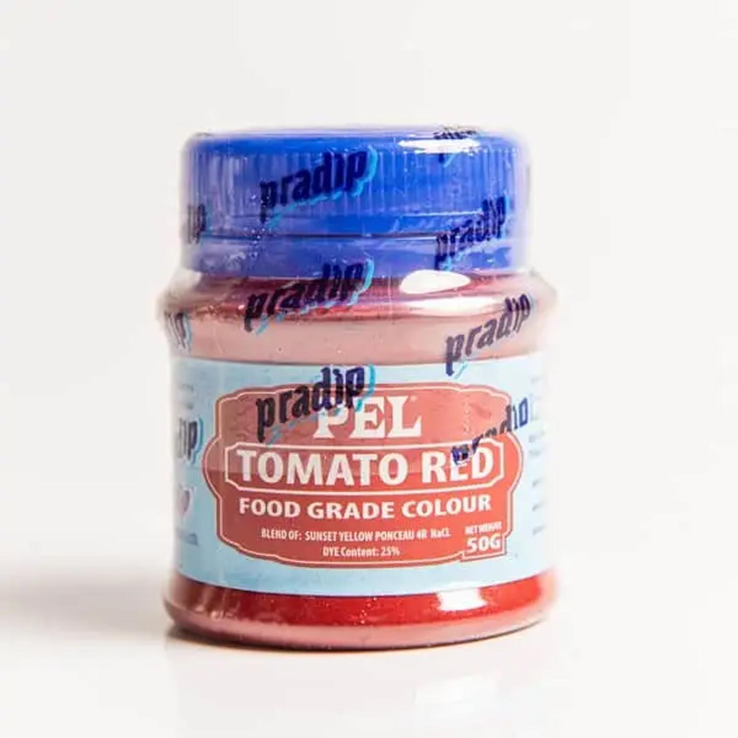 PRADIP TOMATO RED FOOD COLOUR POWDER 50GM