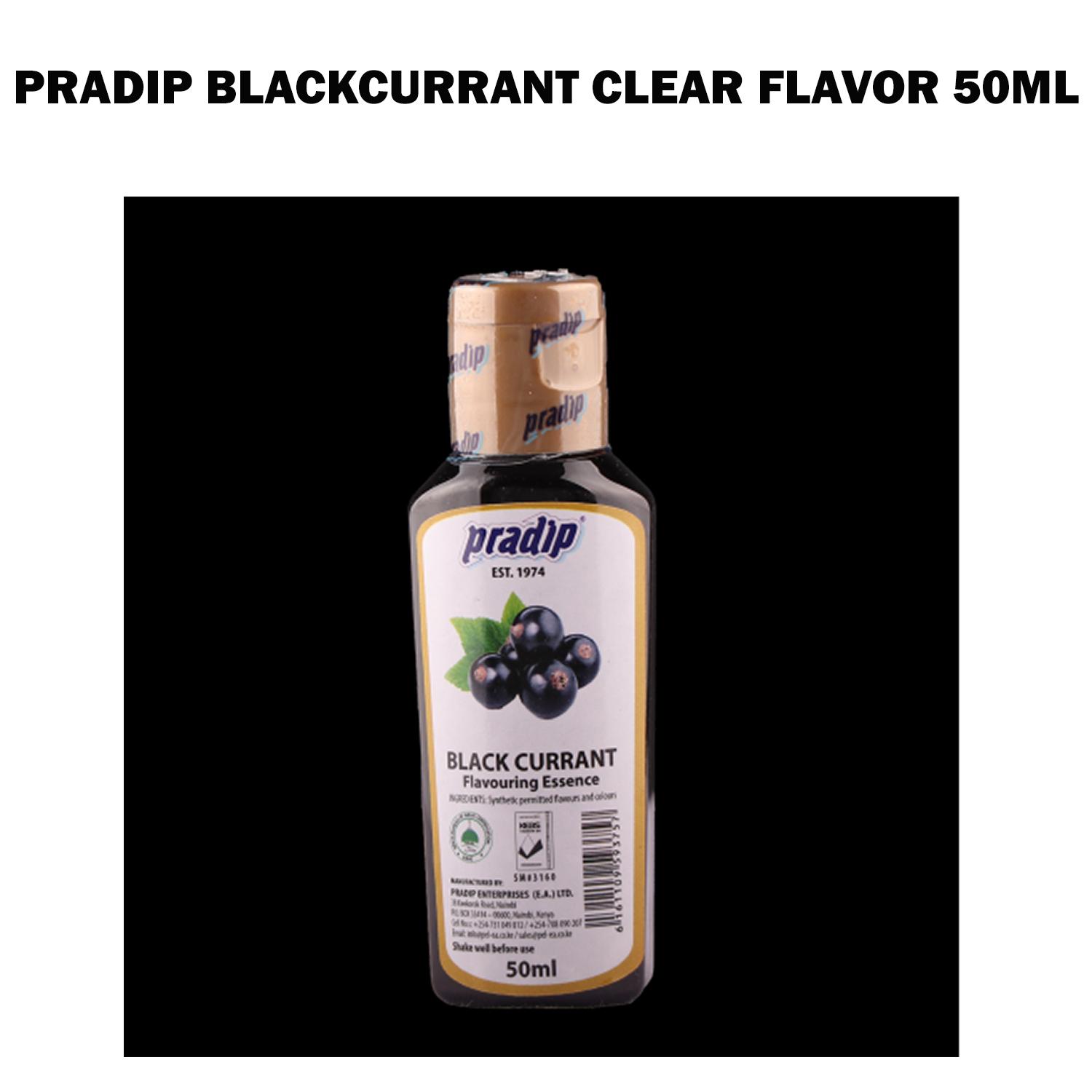 PRADIP BLACKCURRANT CLEAR FLAVOR 50ML