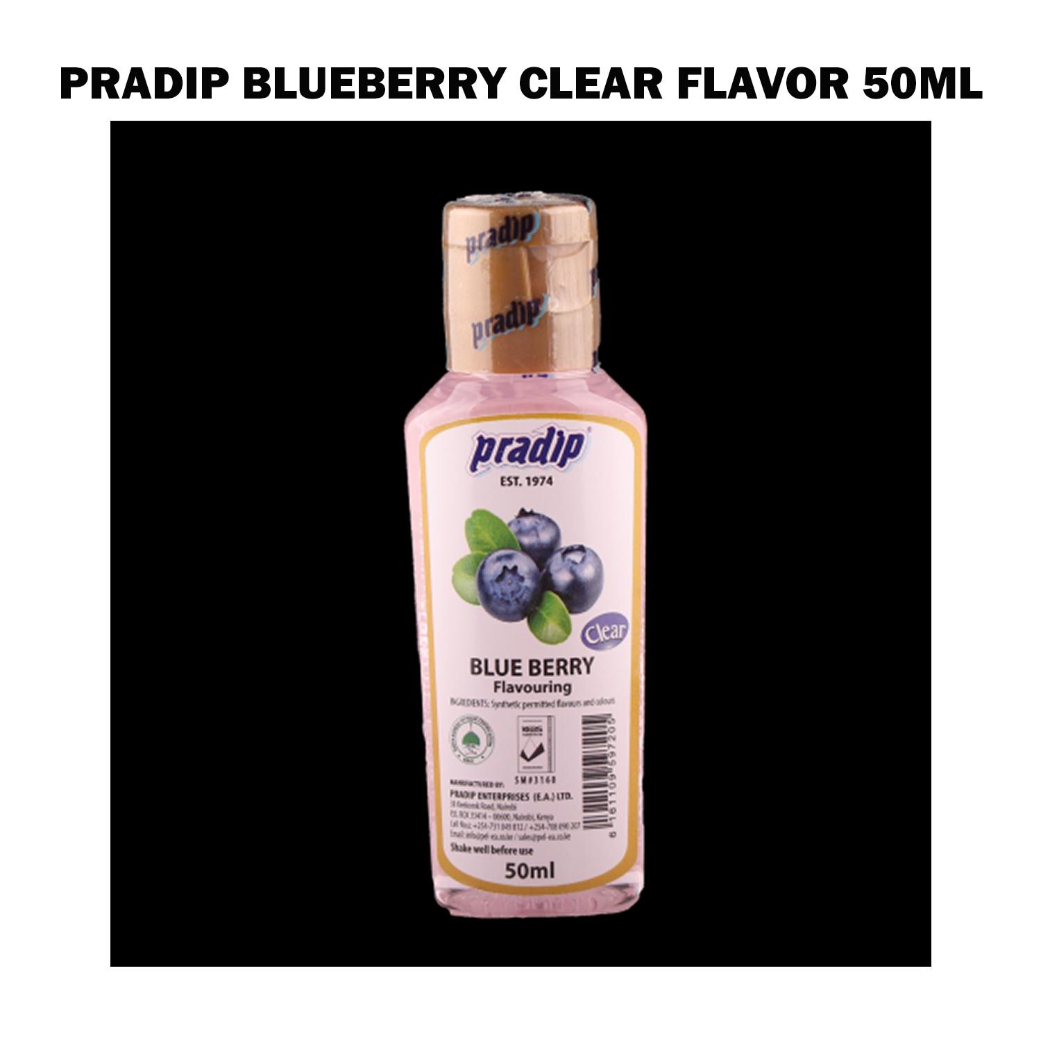 PRADIP BLUEBERRY CLEAR FLAVOUR 50ML