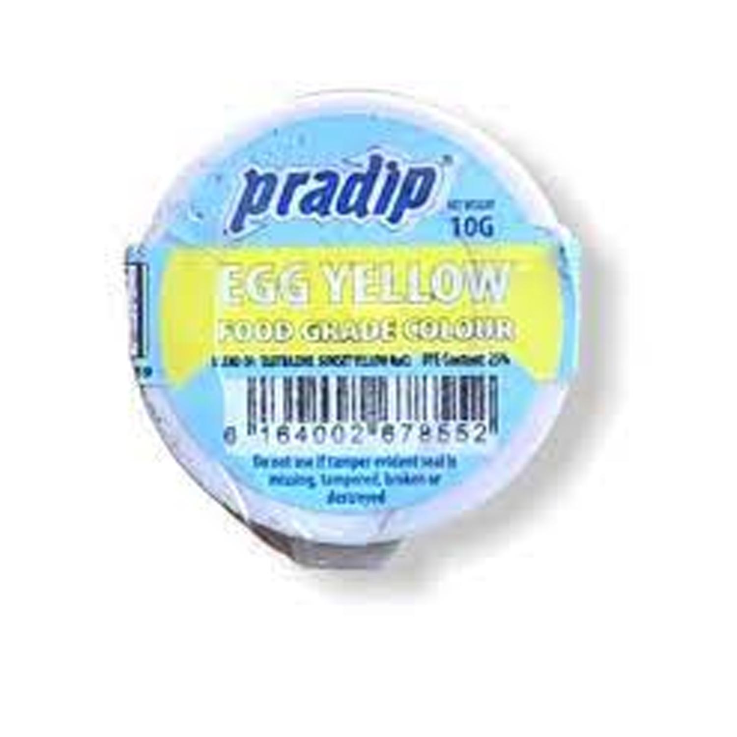 PRADIP EGG YELLOW FOOD COLOUR POWDER 10GMS