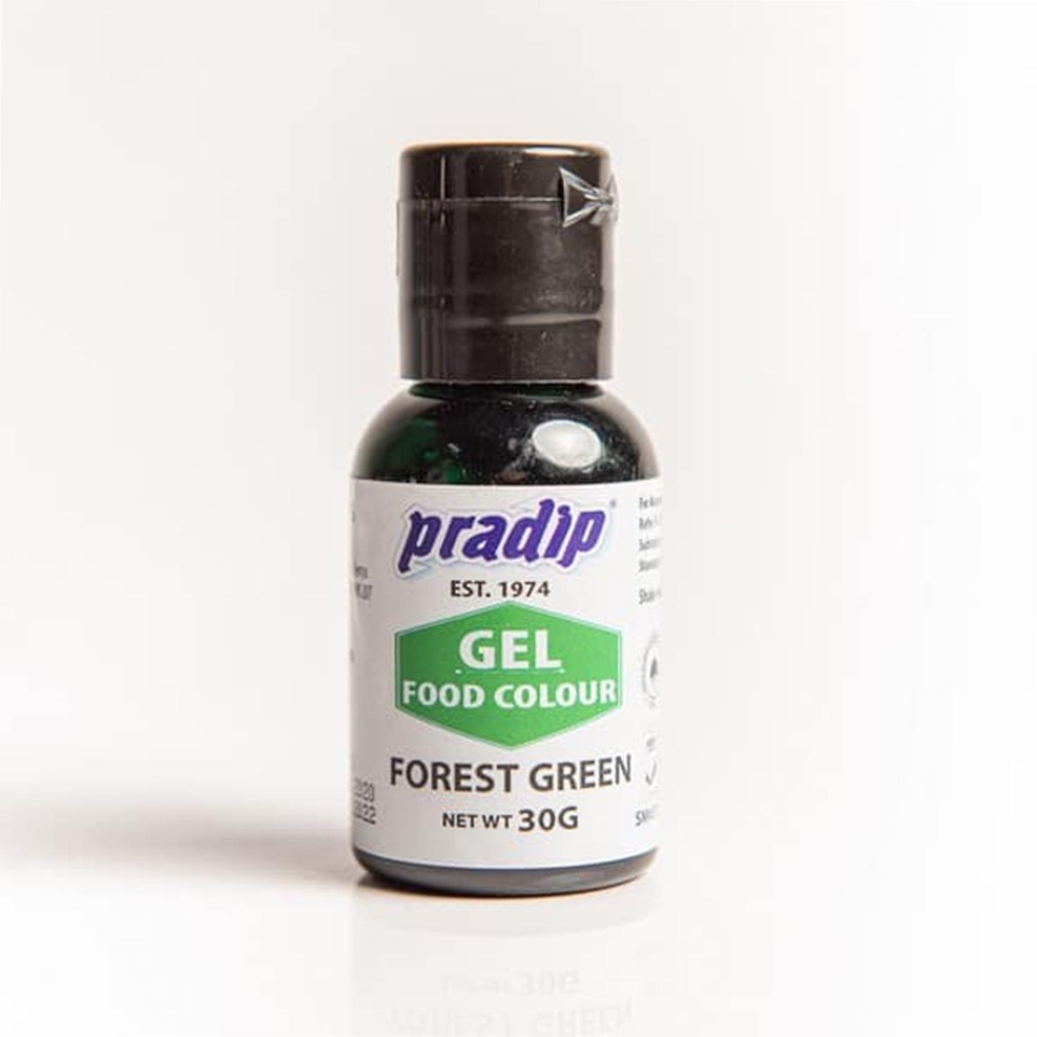 PRADIP GEL FOOD COLOUR FOREST GREEN 30GM