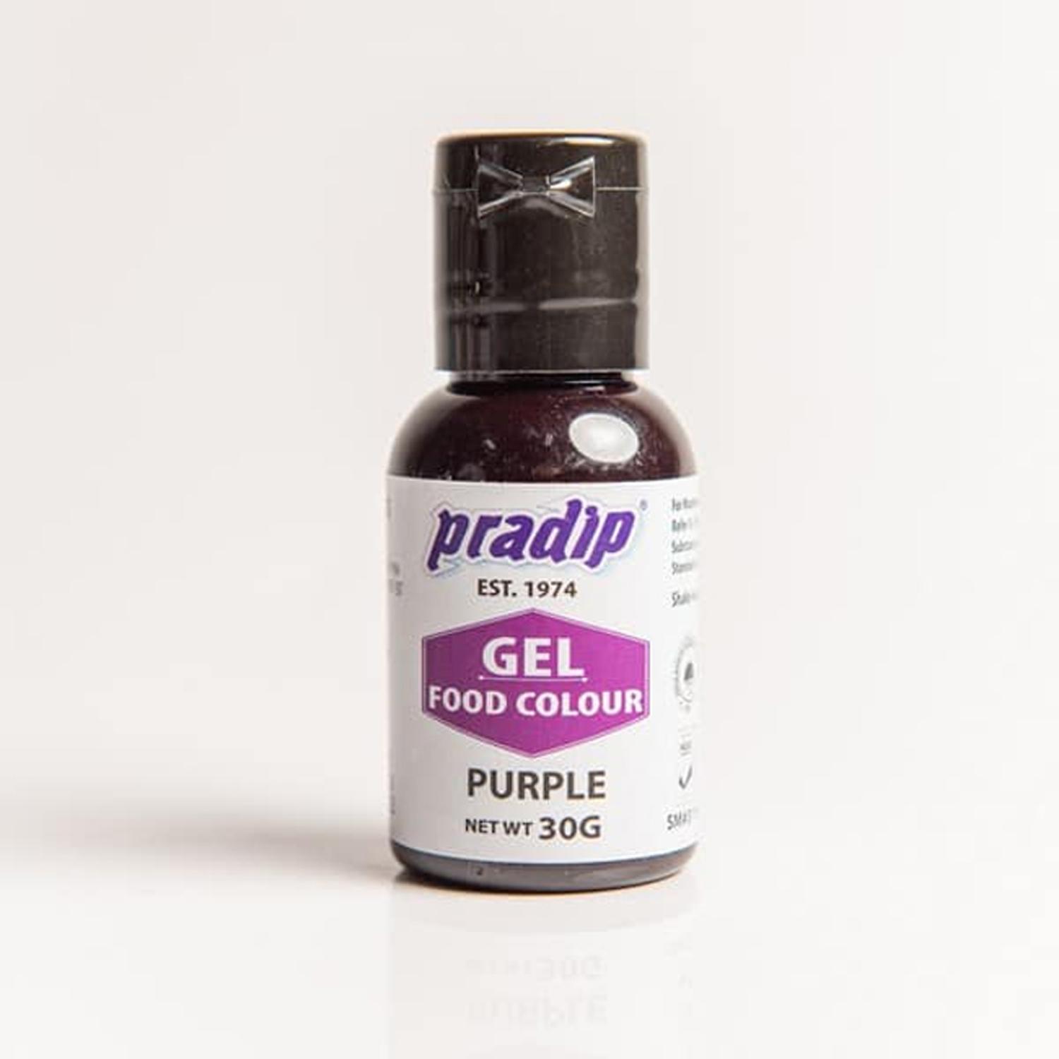 PRADIP GEL FOOD COLOUR PURPLE 30GM