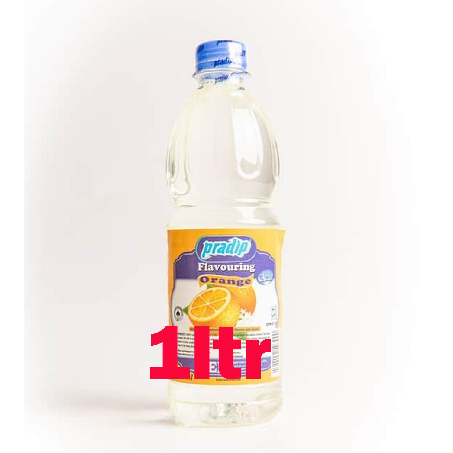 PRADIP ORANGE CLEAR FLAVOR 1 LITRE