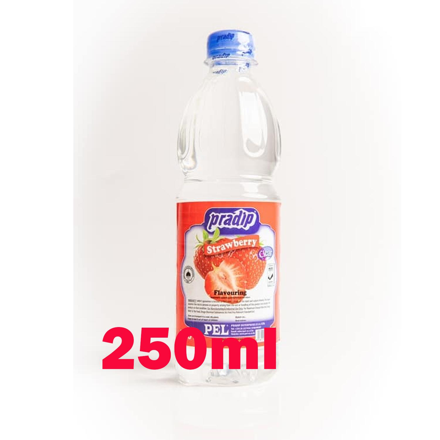 PRADIP STRAWBERRY CLEAR FLAVOUR 250ML